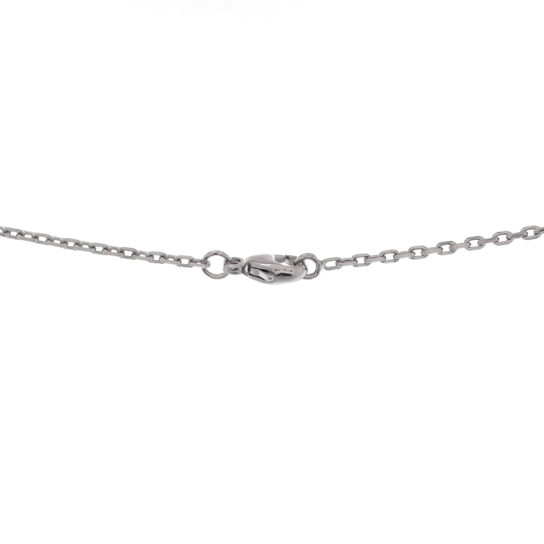 Pop H Pendant Chain Necklace Metal and Enamel Mini - Image 3