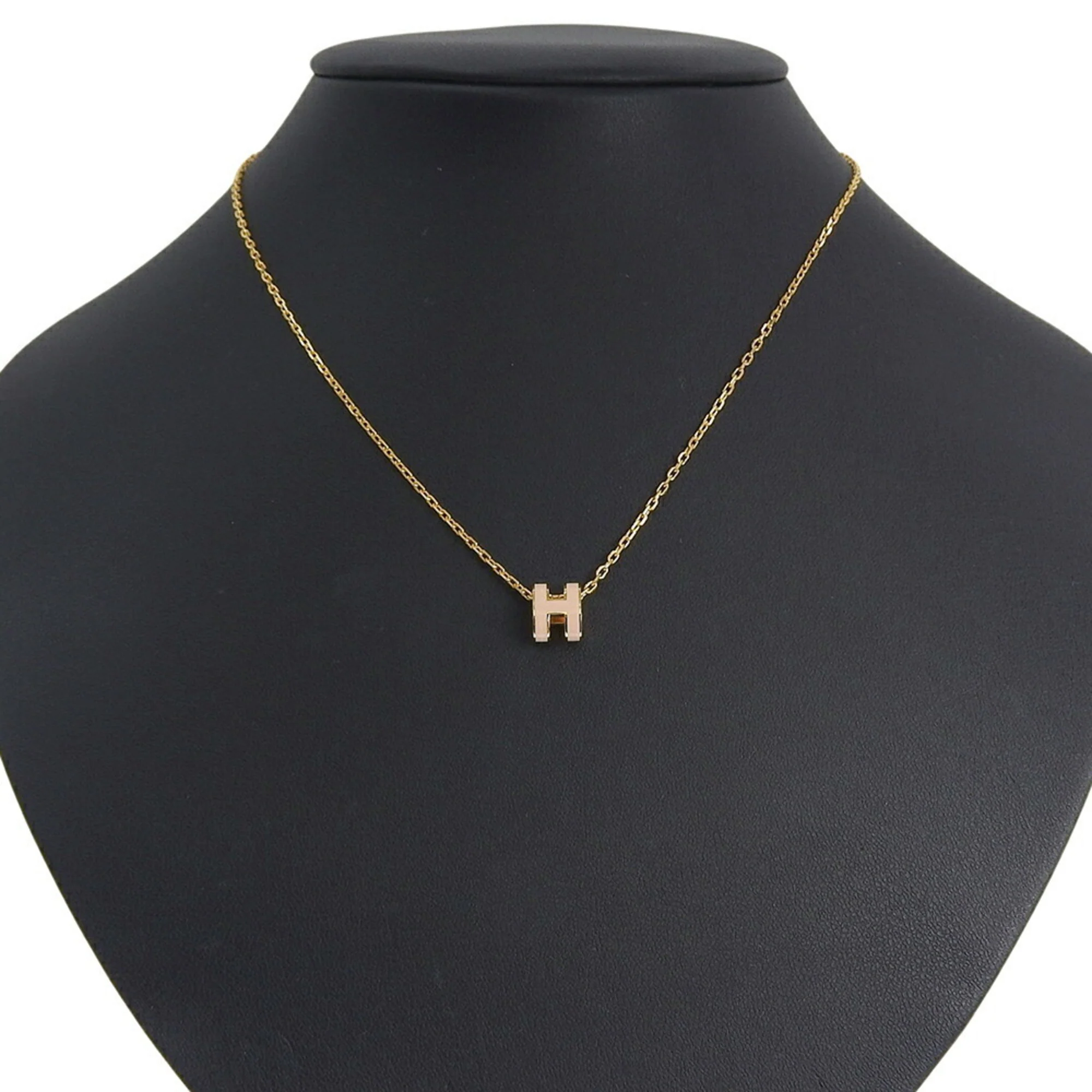 Pop H Pendant Necklace Gold-Tone Metal - Image 6