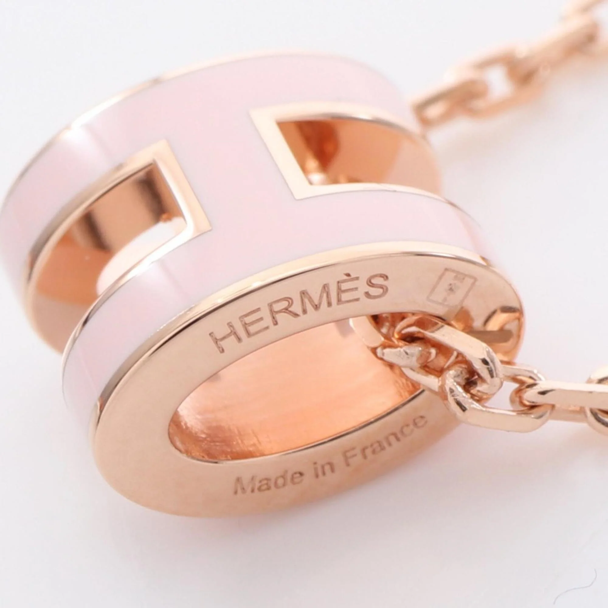 Pop H Pendant Necklace Gold-Tone Metal - Image 4
