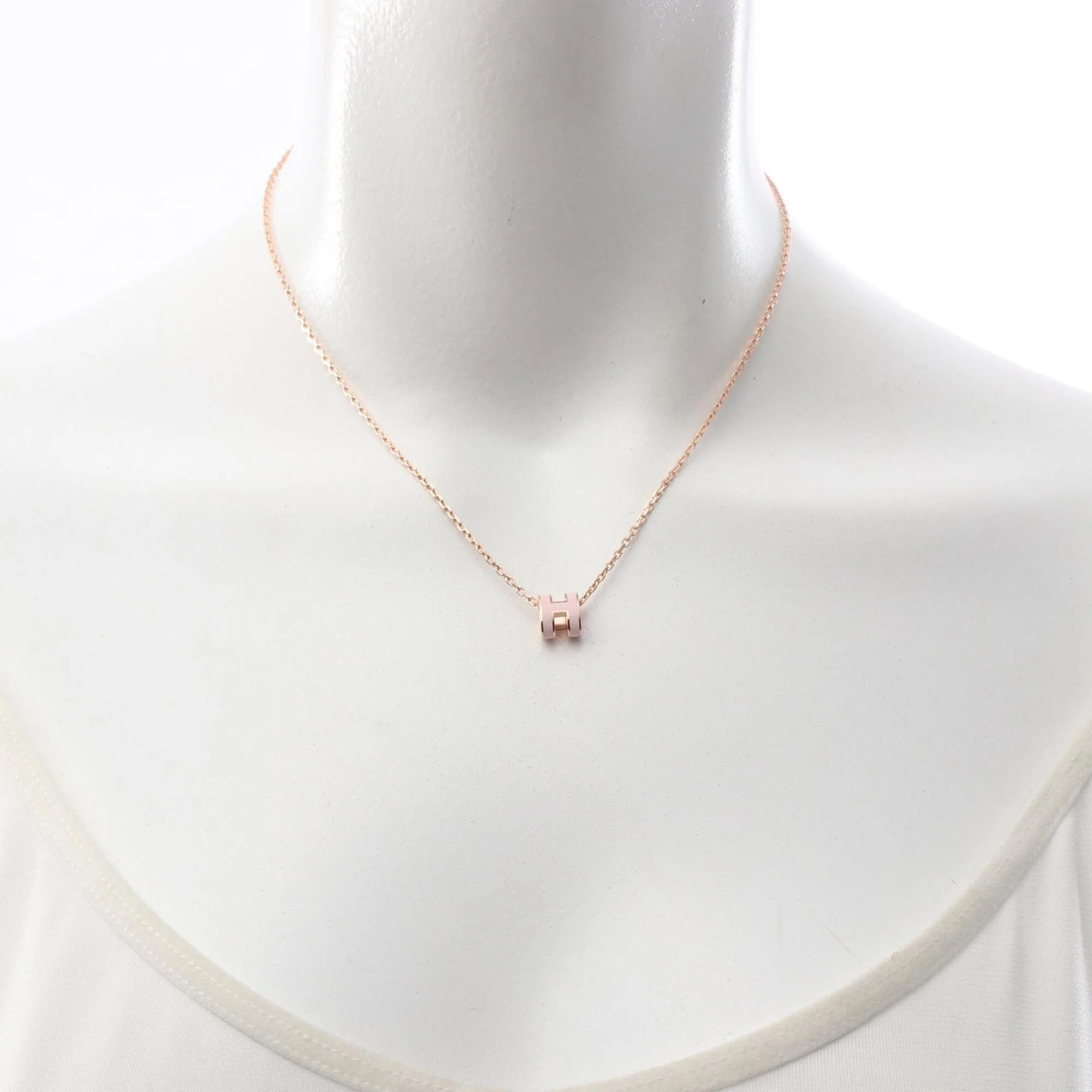 Pop H Pendant Necklace Gold-Tone Metal - Image 5