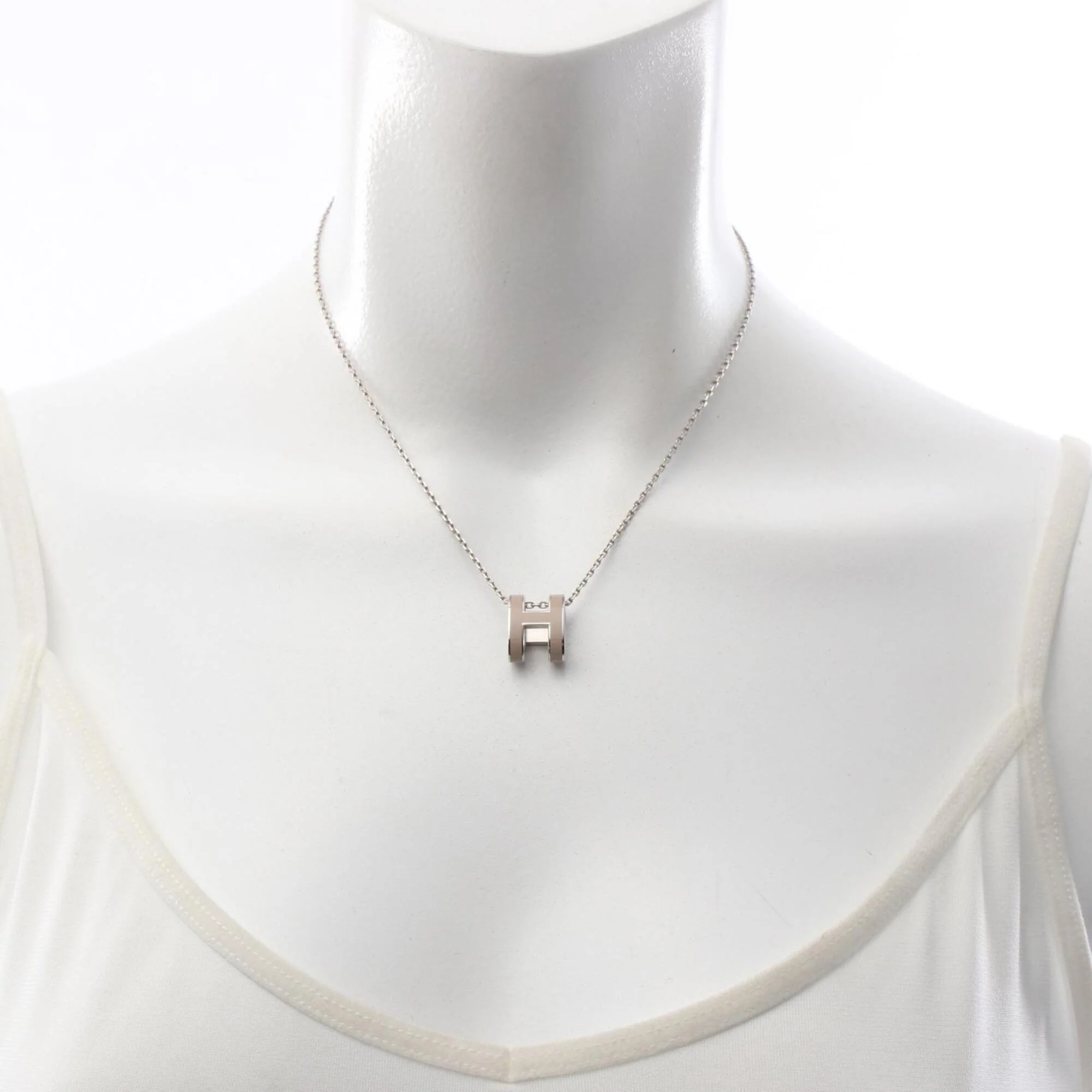 Pop H Pendant Necklace Sterling Silver - Image 5