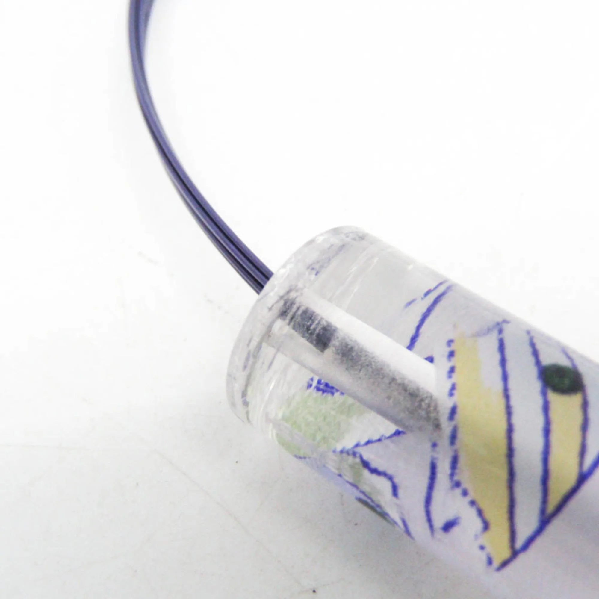 Ricine Fish Tropical Fish Plastic and Resin Necklace Clear Purple - Image 7