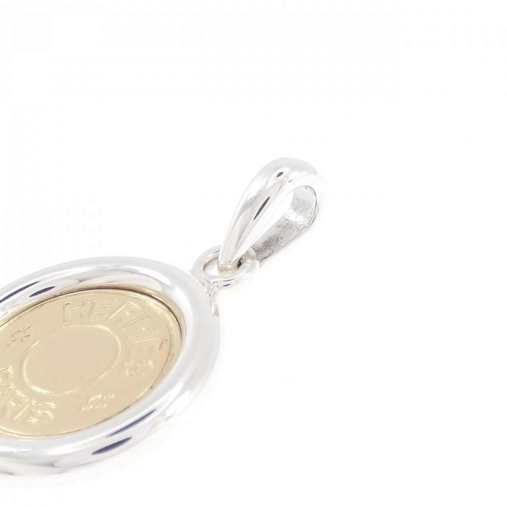 Sellier Pendant Necklace Sterling Silver and 18K Yellow Gold - Image 3