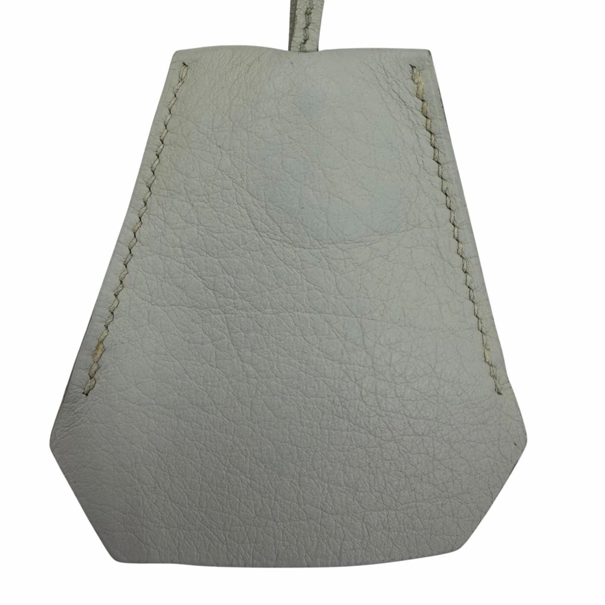 Vintage Pendant Necklace Leather Light Blue - Image 5