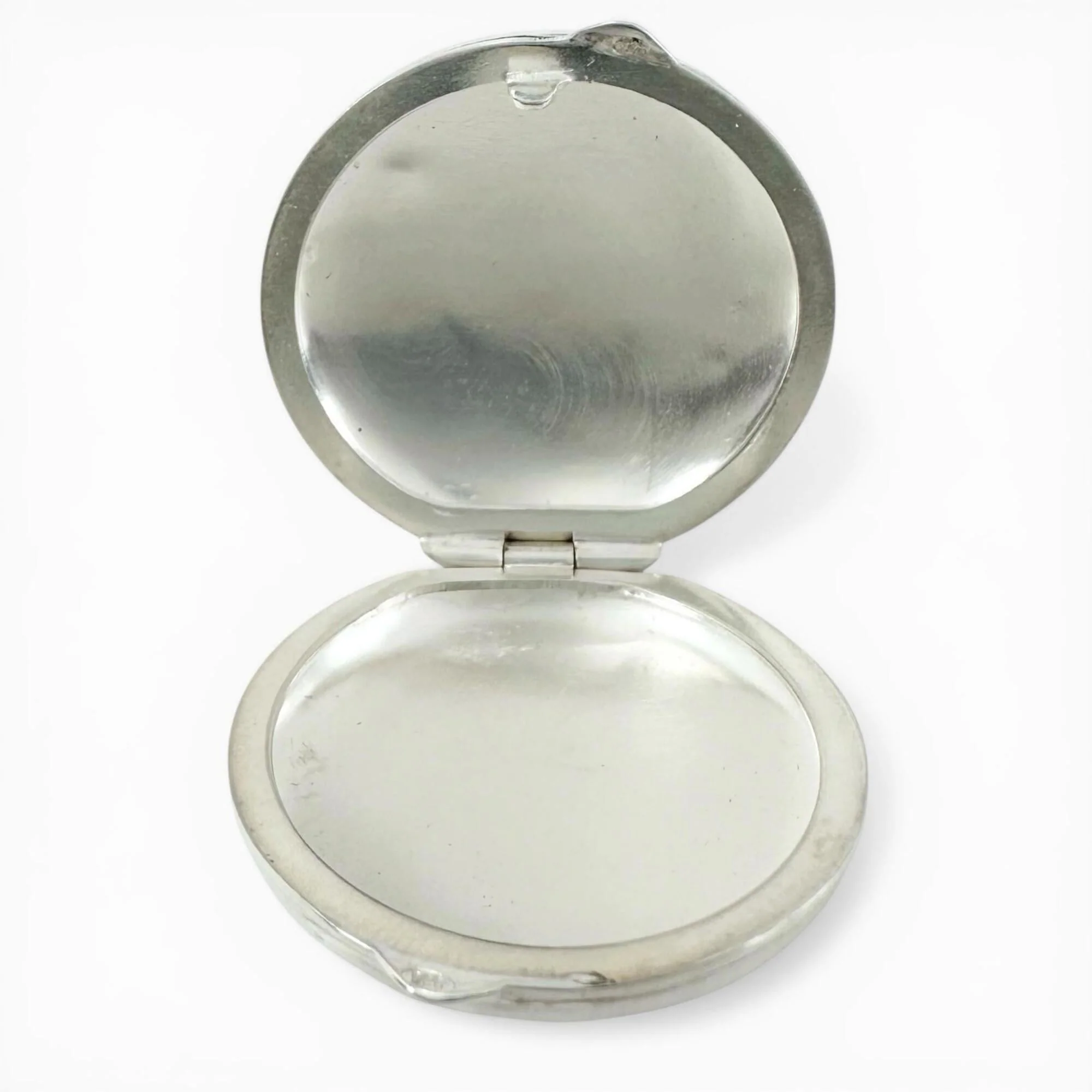 Vintage Pill Case Pendant Necklace Sterling Silver - Image 3