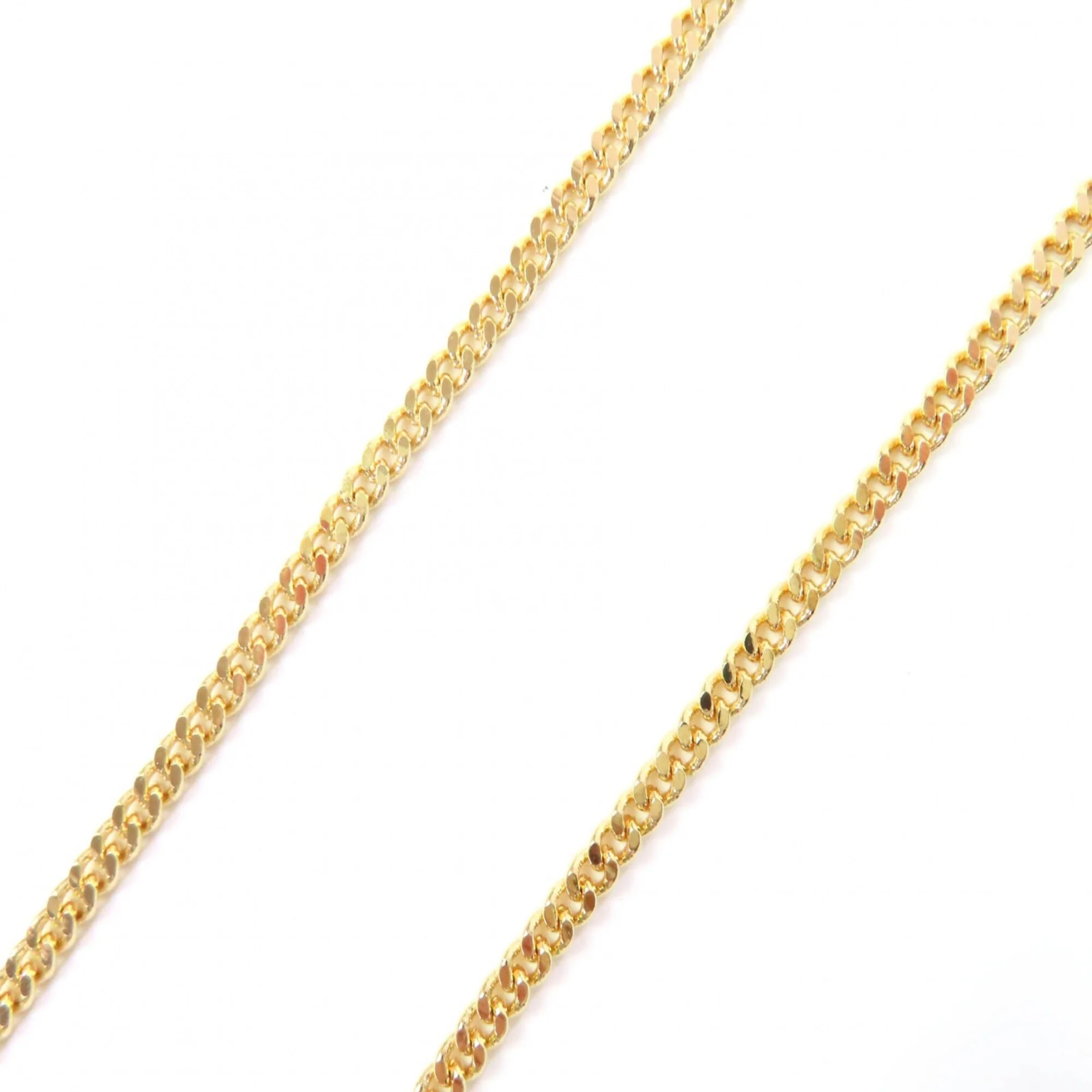 Anagram Cube Chain Pendant Necklace Gold - Image 5