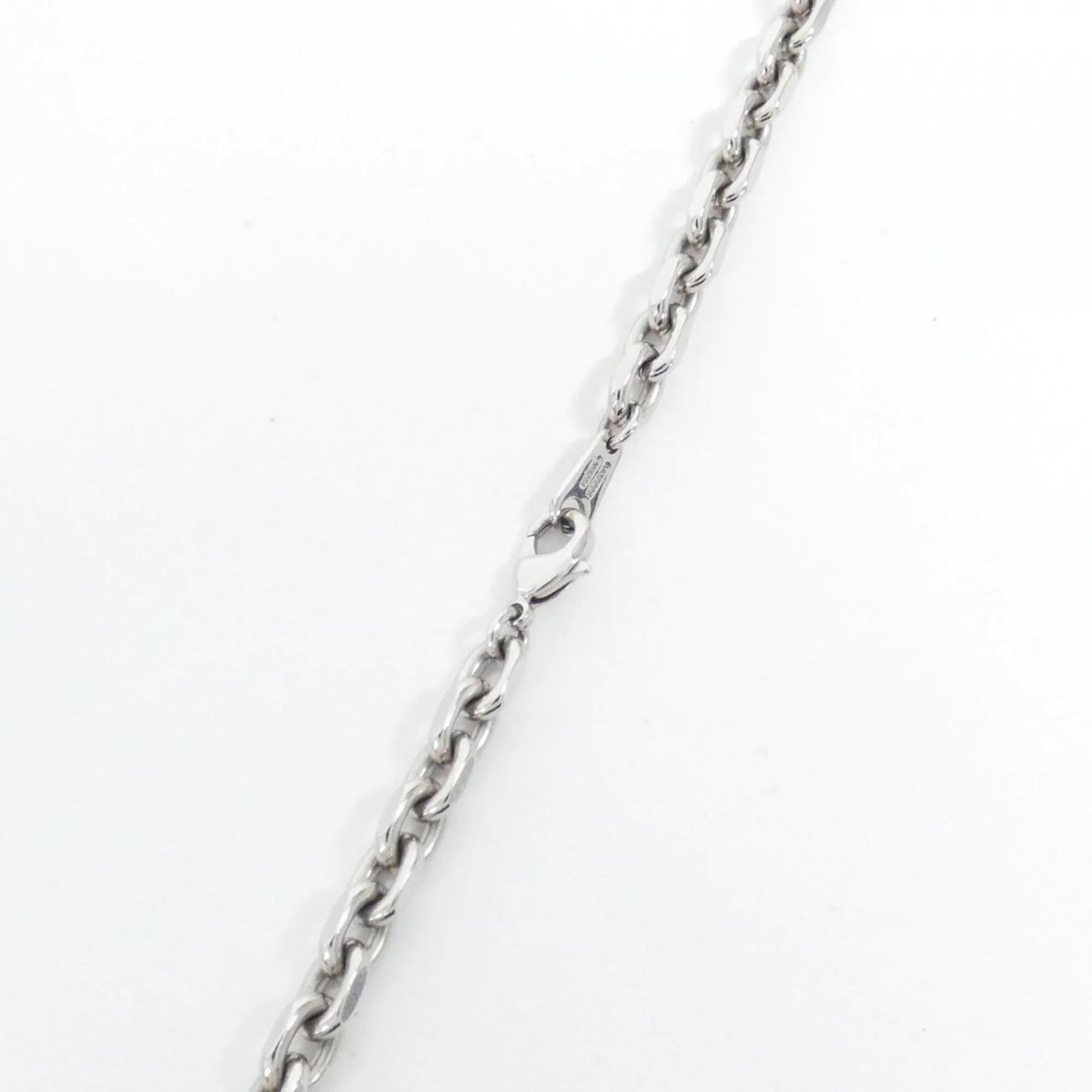 Cable Pendant Necklace Sterling Silver - Image 3