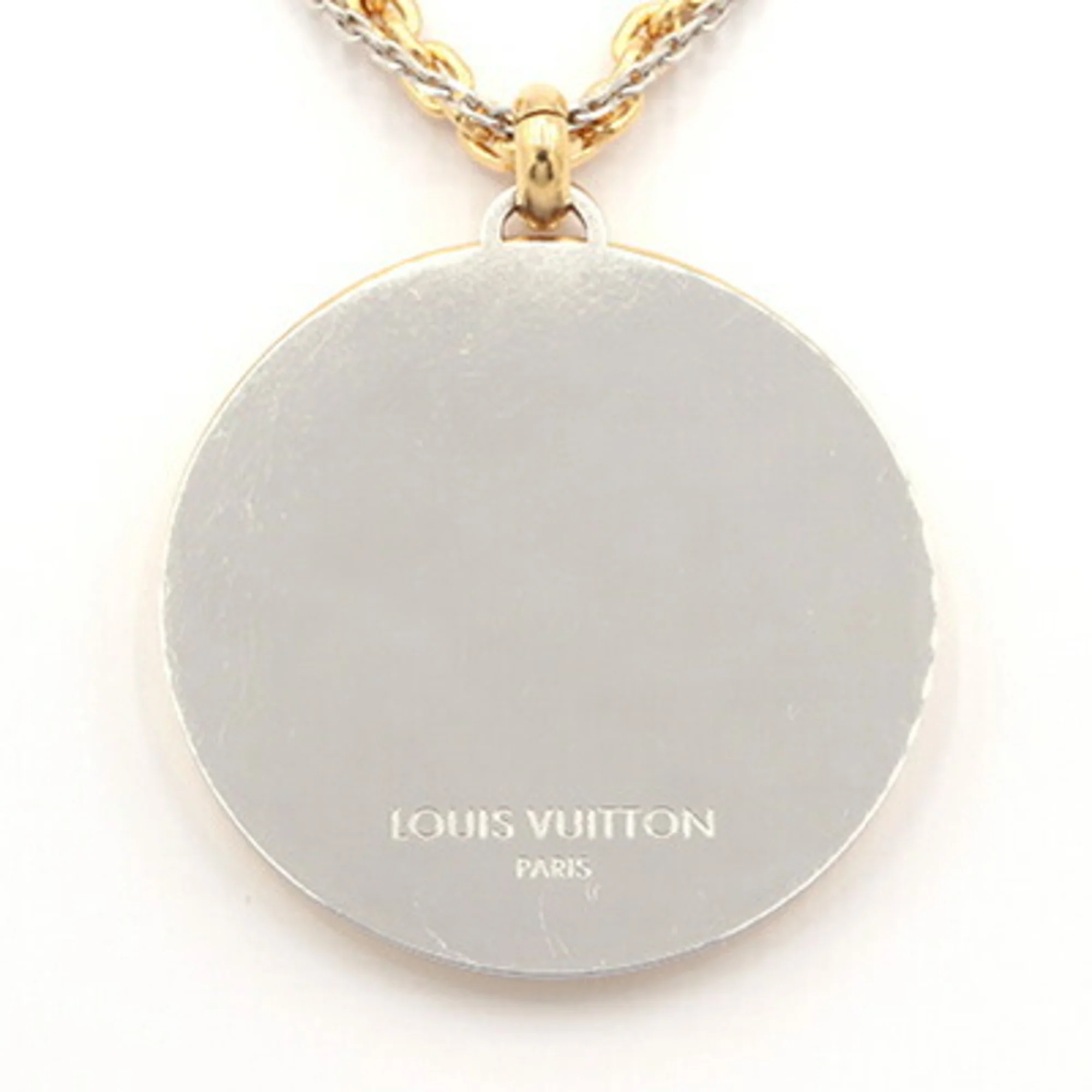 Collier Louise Pendant Necklace Metal Gold and Silver - Image 2