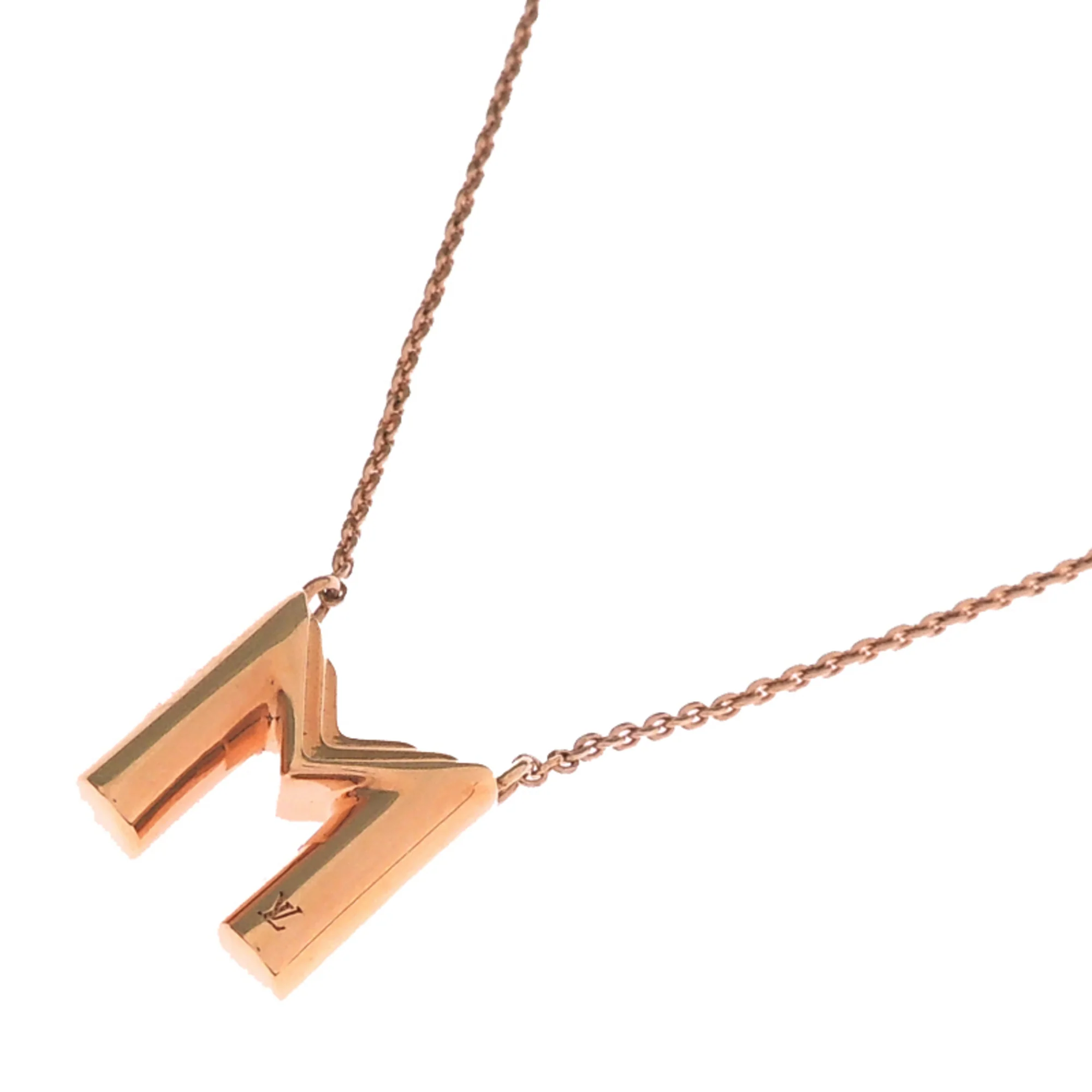LV&Me Initials Pendant Necklace Gold - Image 2