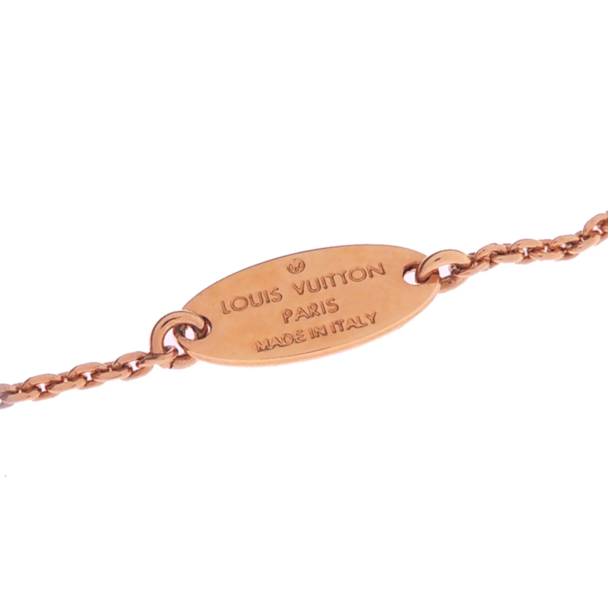 LV&Me Initials Pendant Necklace Gold - Image 4