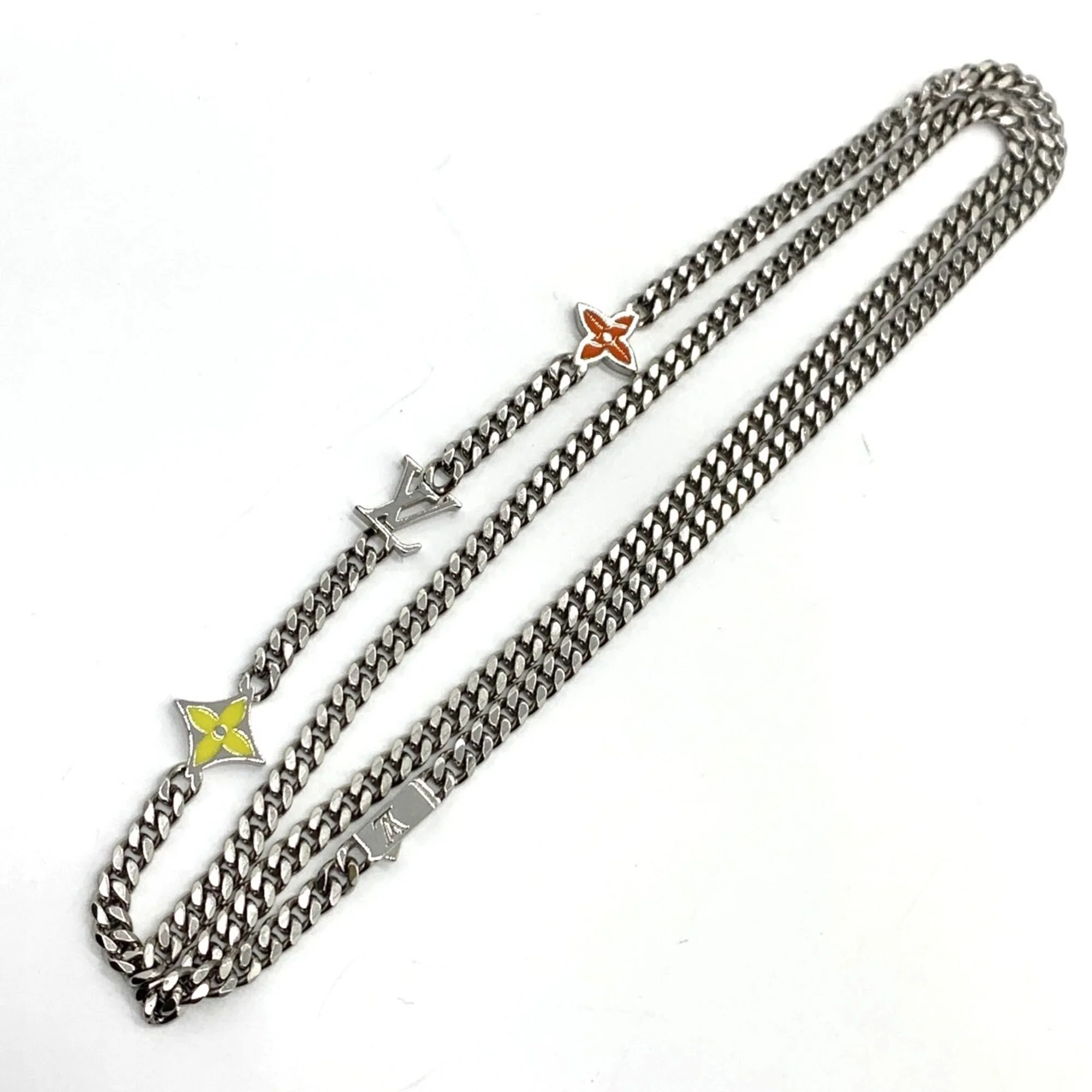 Monogram Pendant Necklace Metal - Image 3
