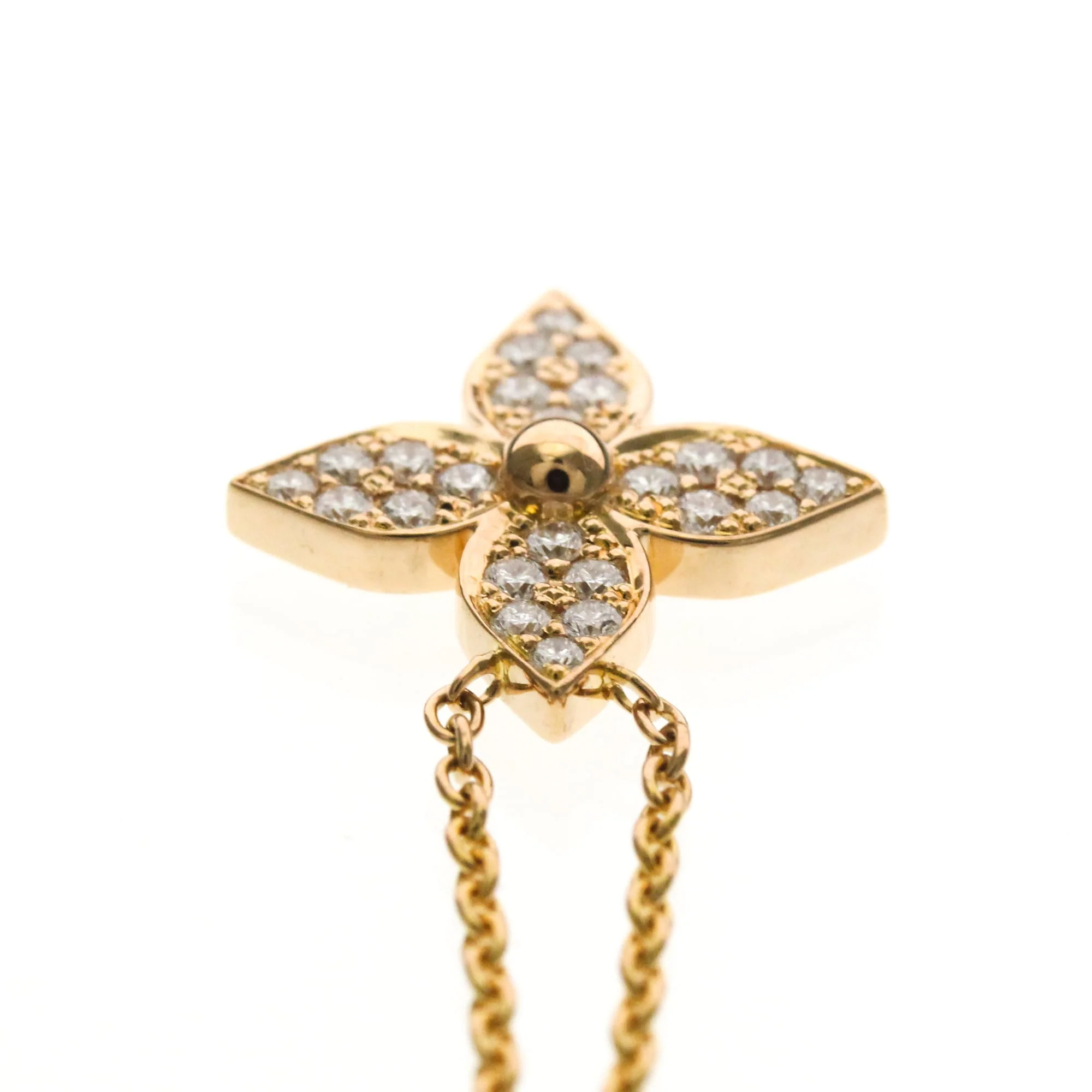 Pendant Necklace 18K Rose Gold with Diamond - Image 6