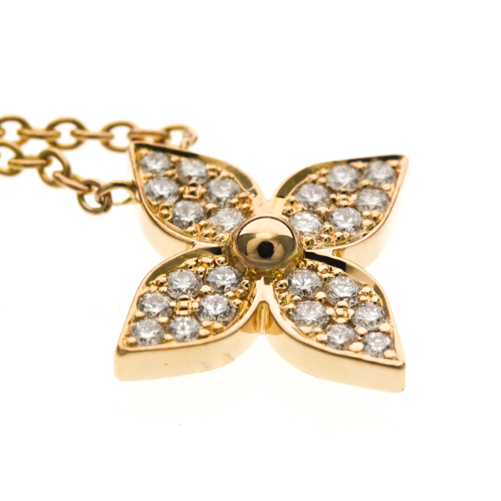 Pendant Necklace 18K Rose Gold with Diamond - Image 7