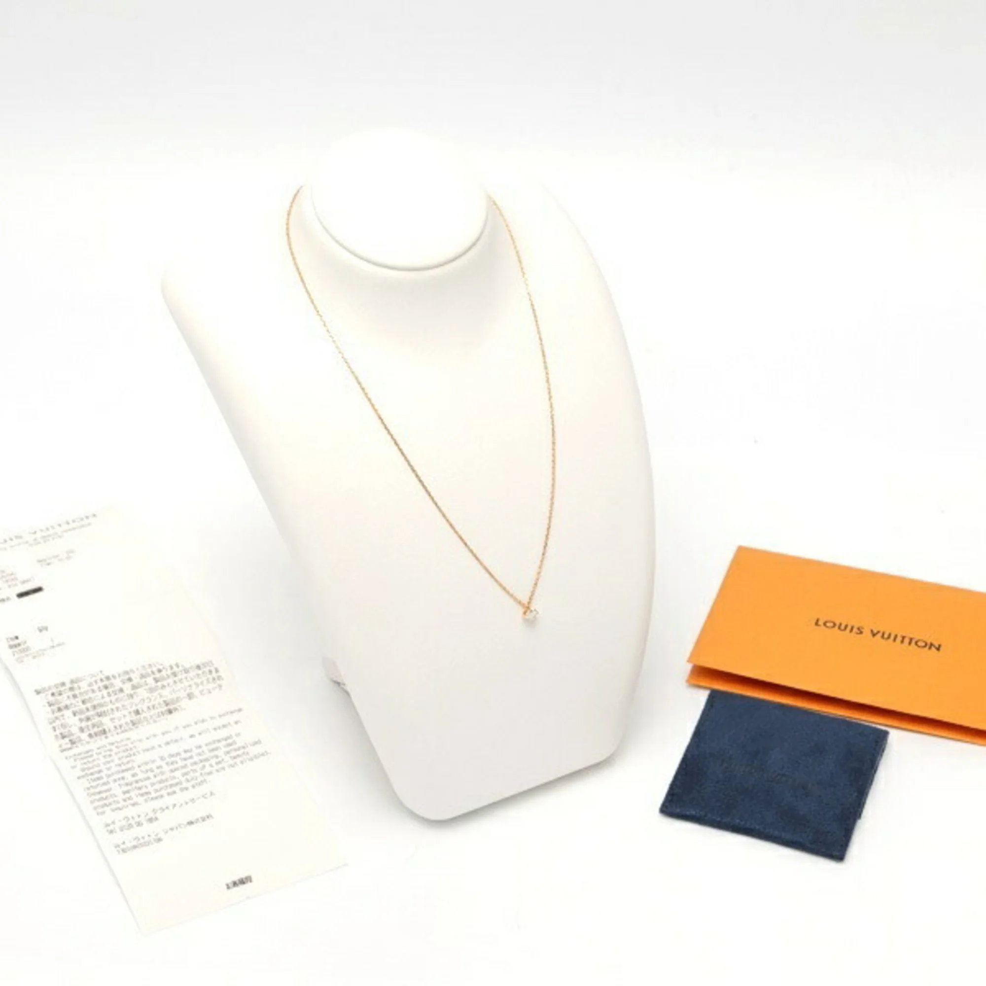 Pendant Necklace 18K Rose Gold with Diamond - Image 9