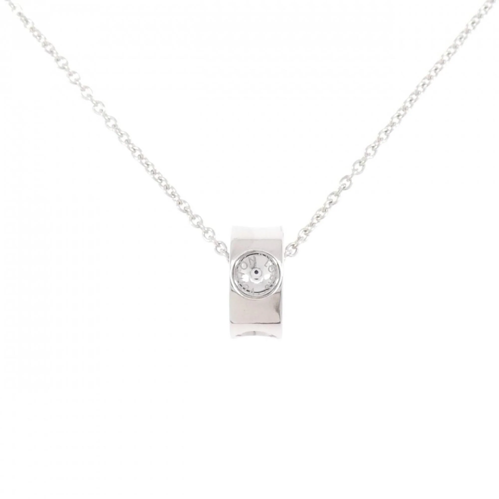 Pendant Necklace 18K White Gold