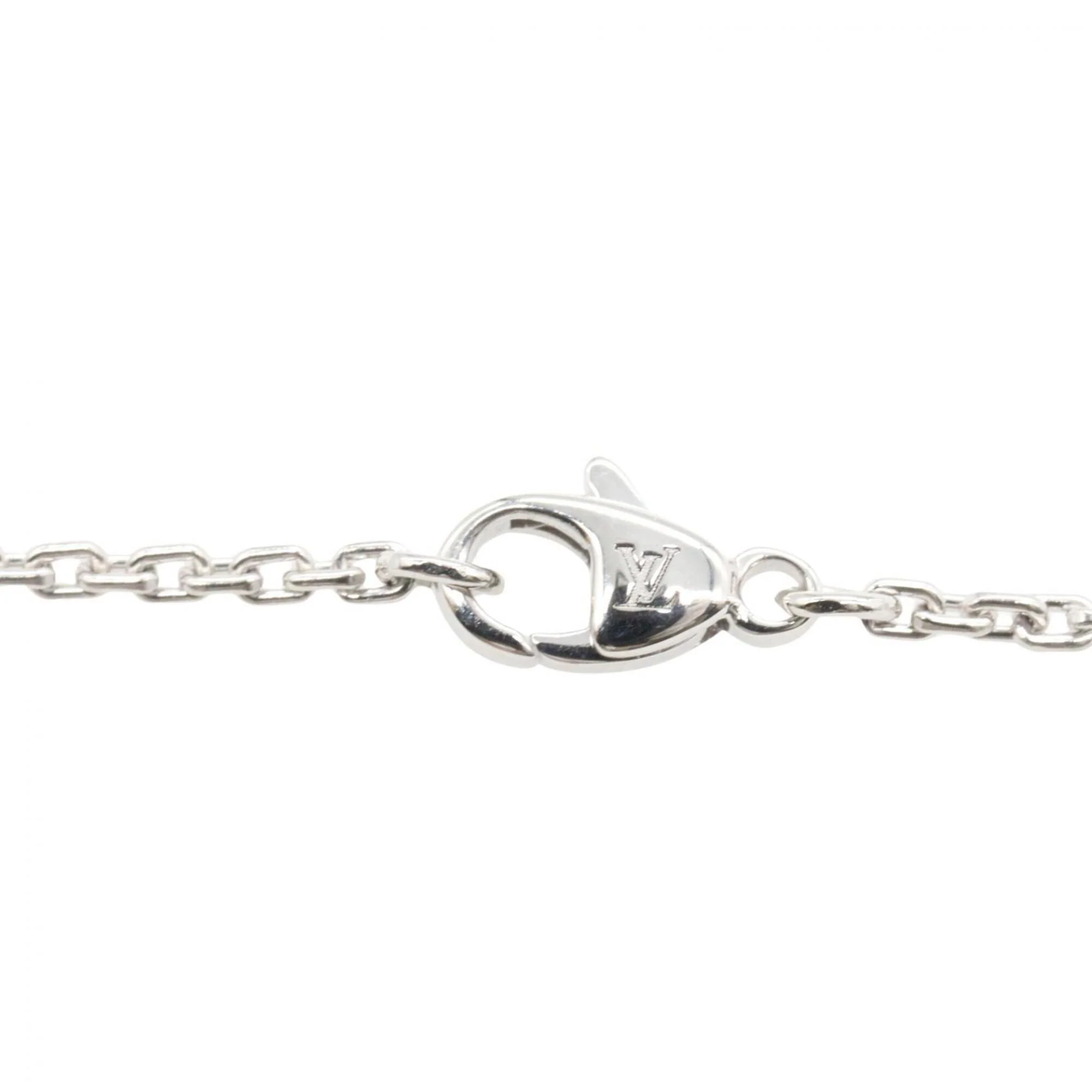 Pendant Necklace 18K White Gold with Diamond - Image 4