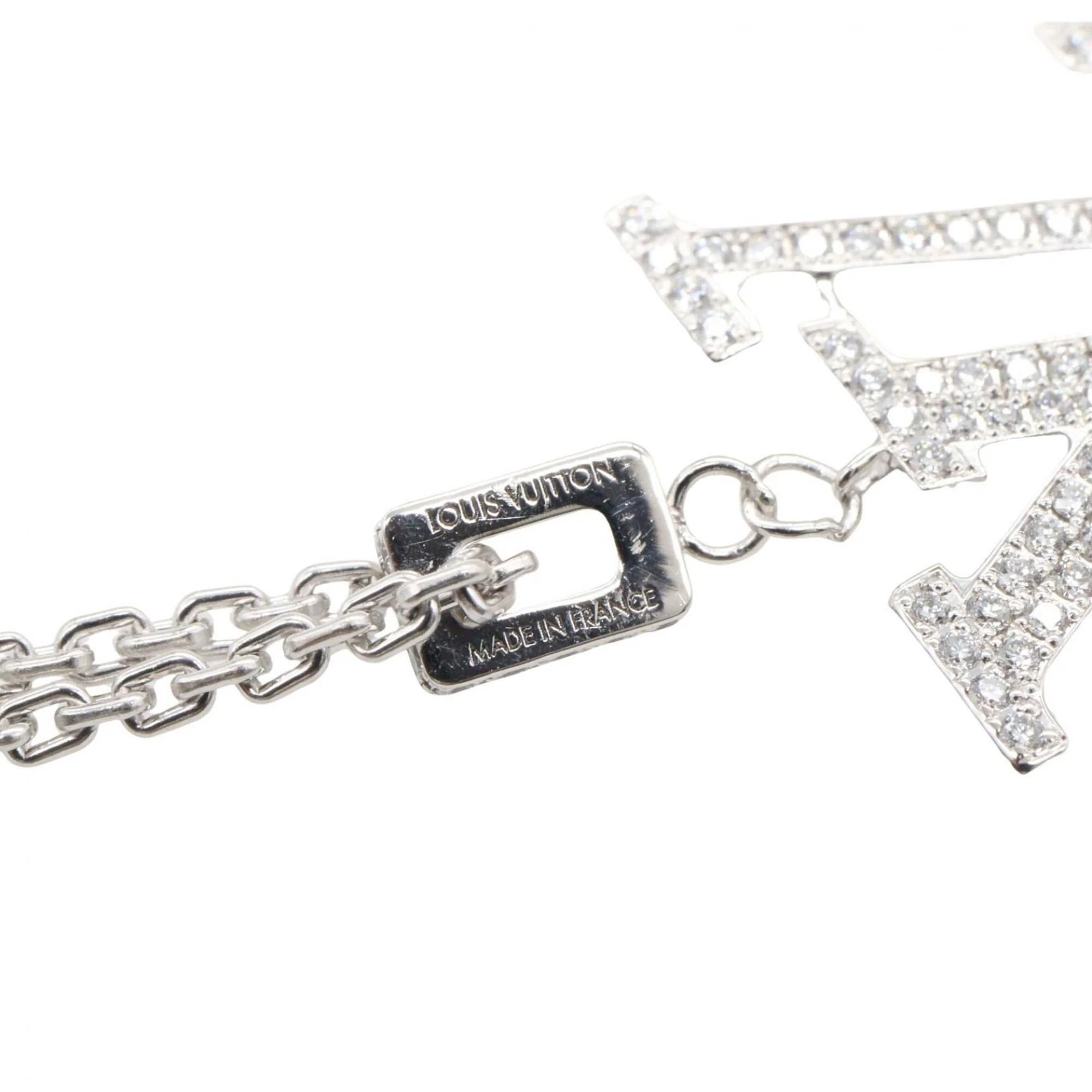 Pendant Necklace 18K White Gold with Diamond - Image 5