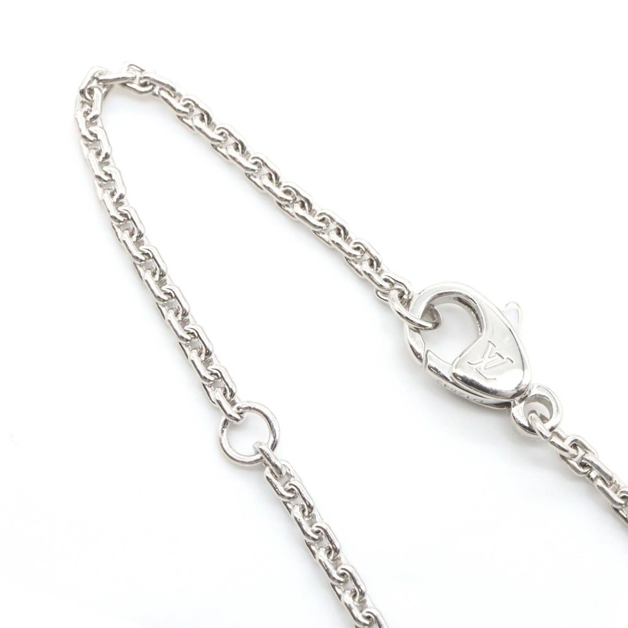 Pendant Necklace 18K White Gold with Diamond - Image 4