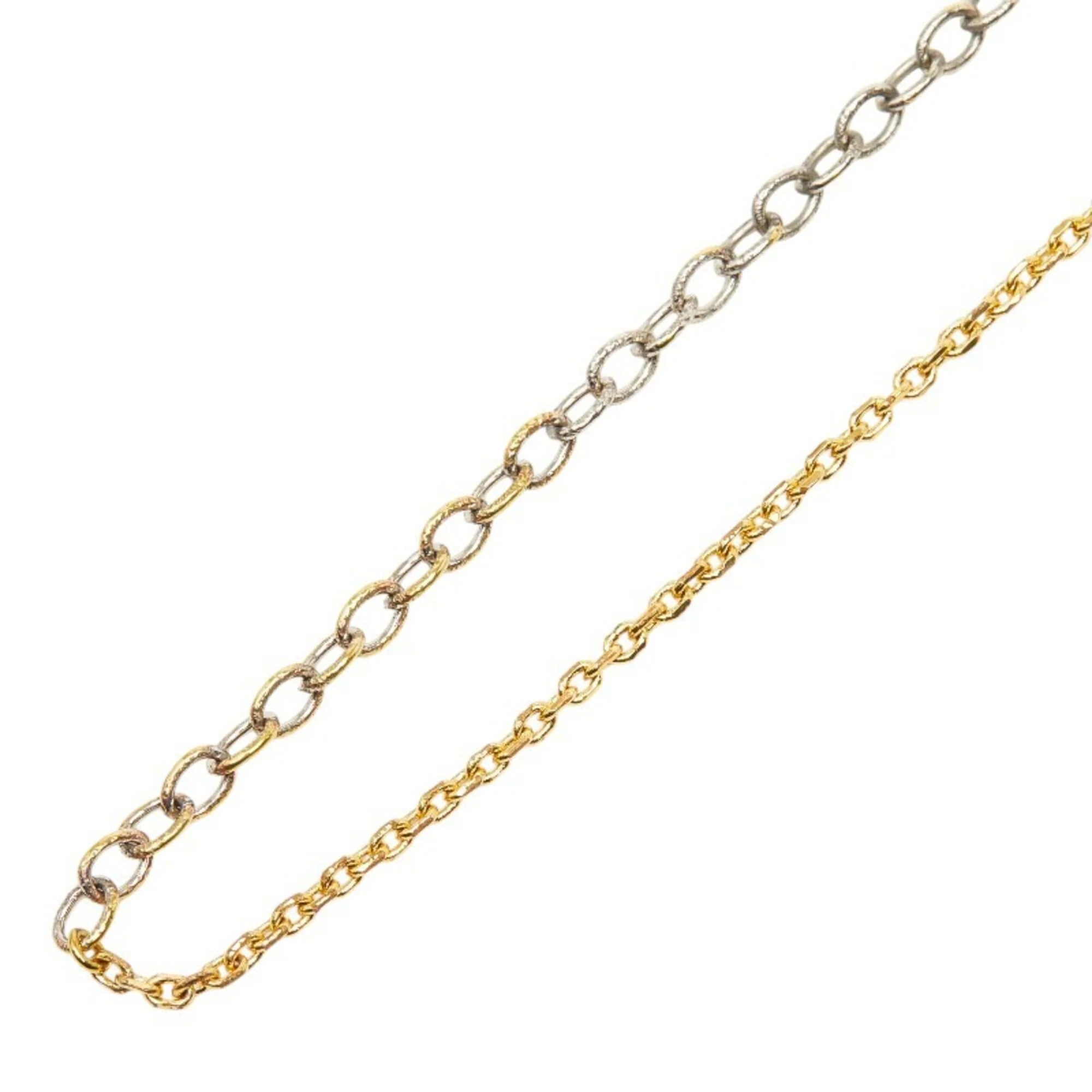 Pendant Necklace Gold and Metal - Image 3