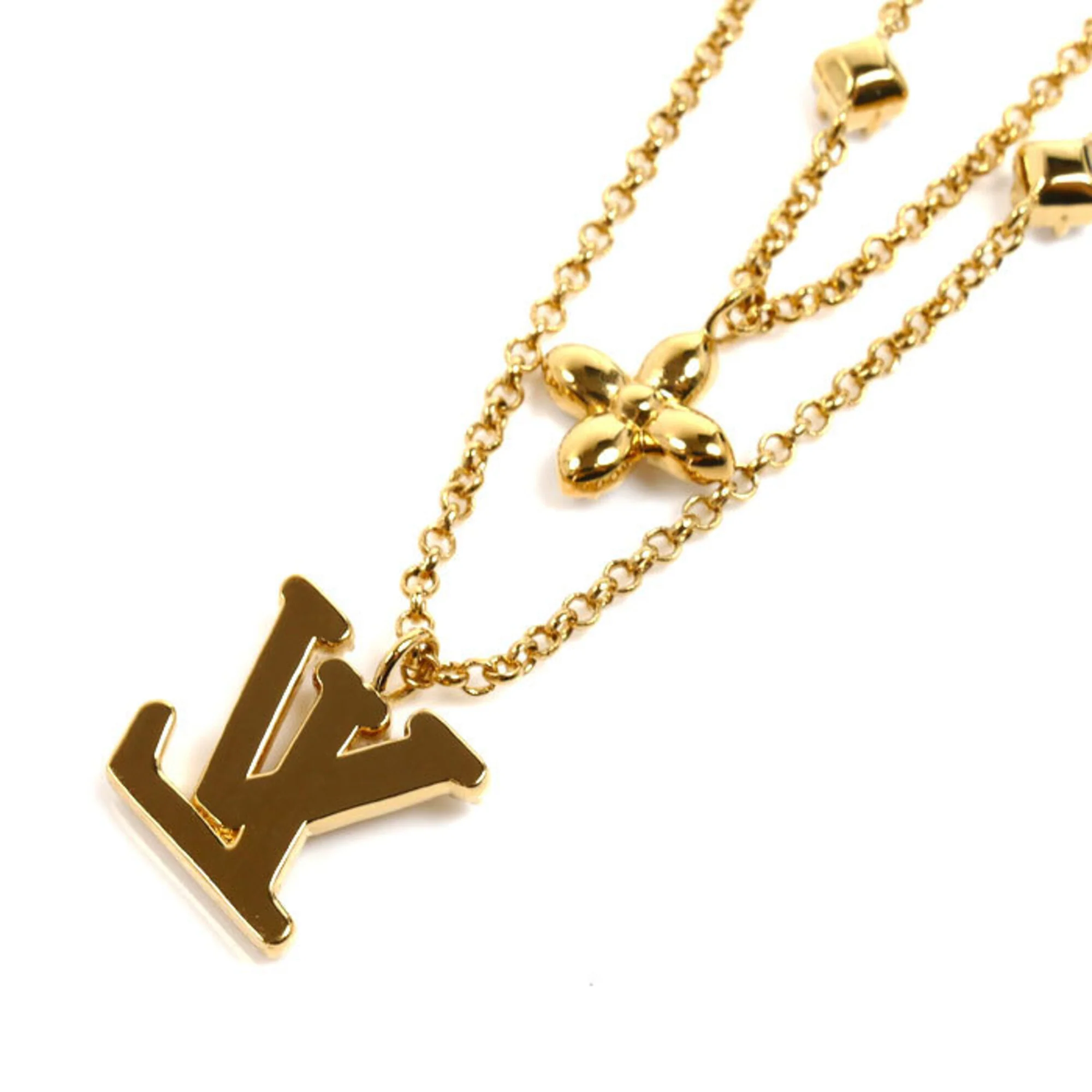 Pendant Necklace Gold Metal - Image 2