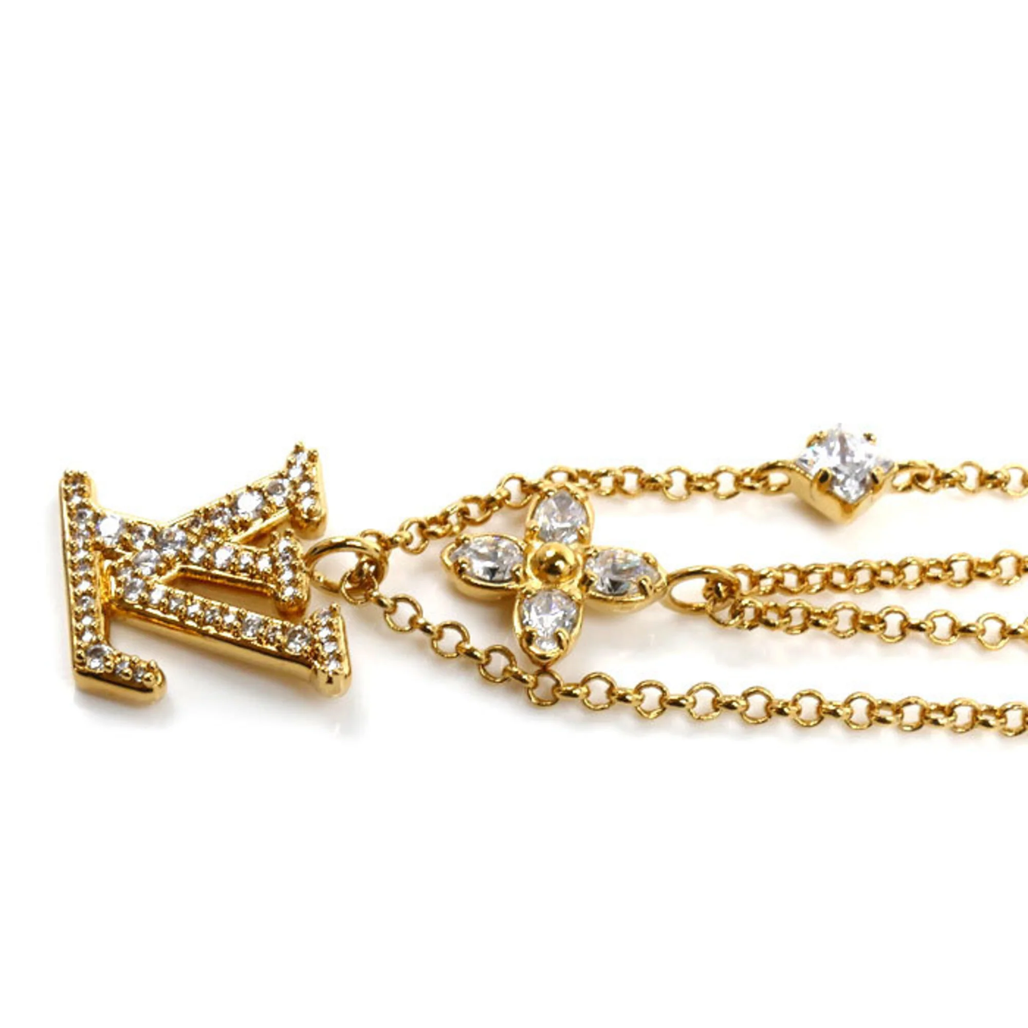 Pendant Necklace Gold Metal - Image 3