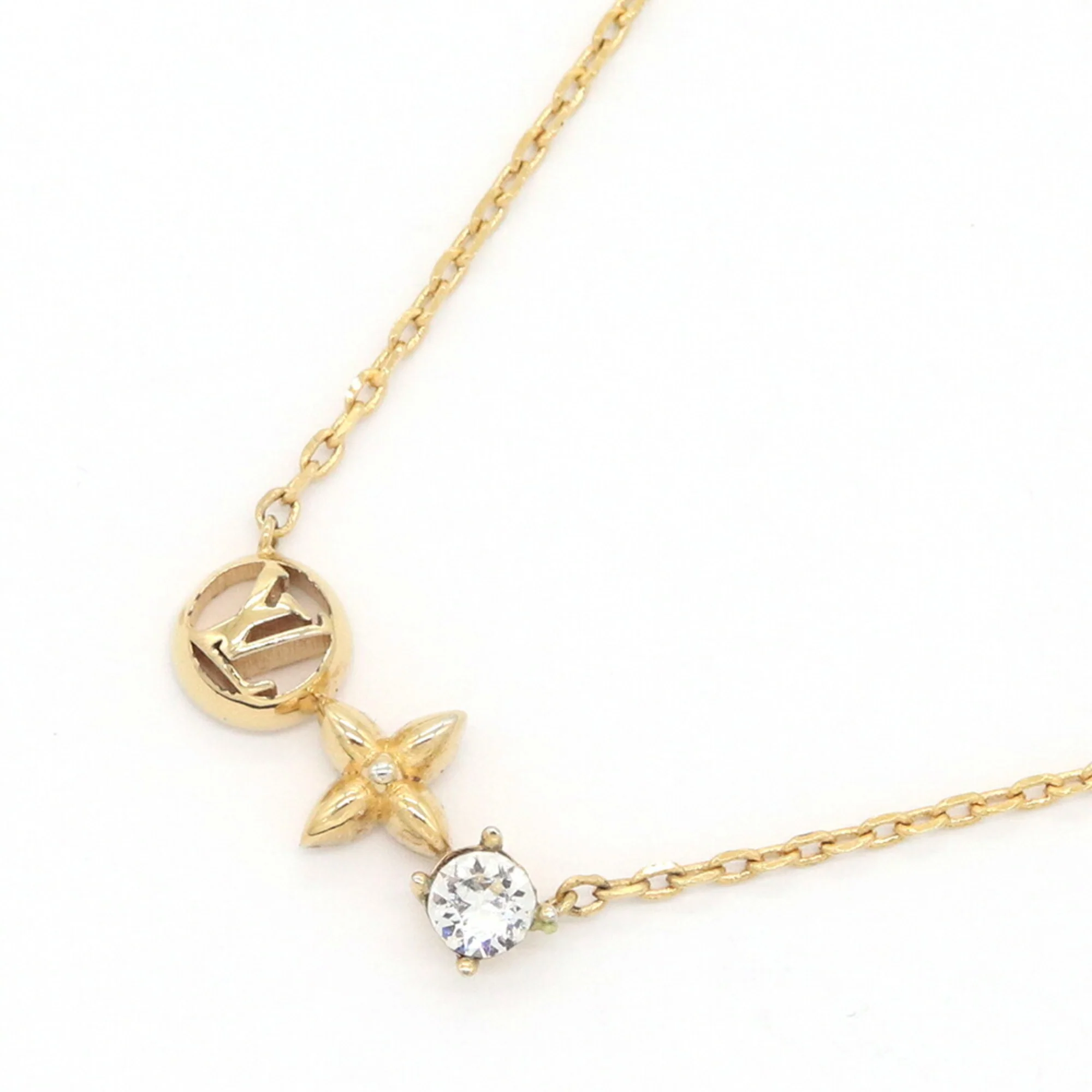 Pendant Necklace Gold Metal