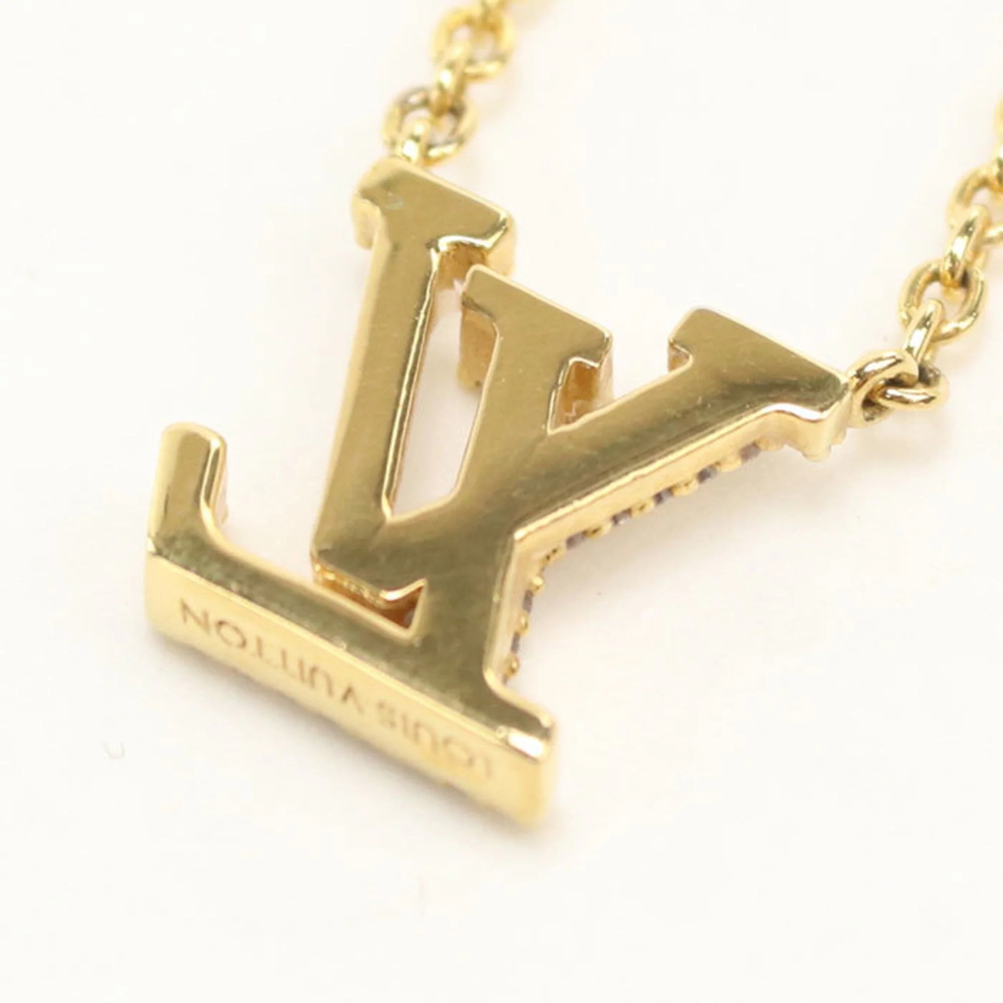 Pendant Necklace Gold Metal - Image 4
