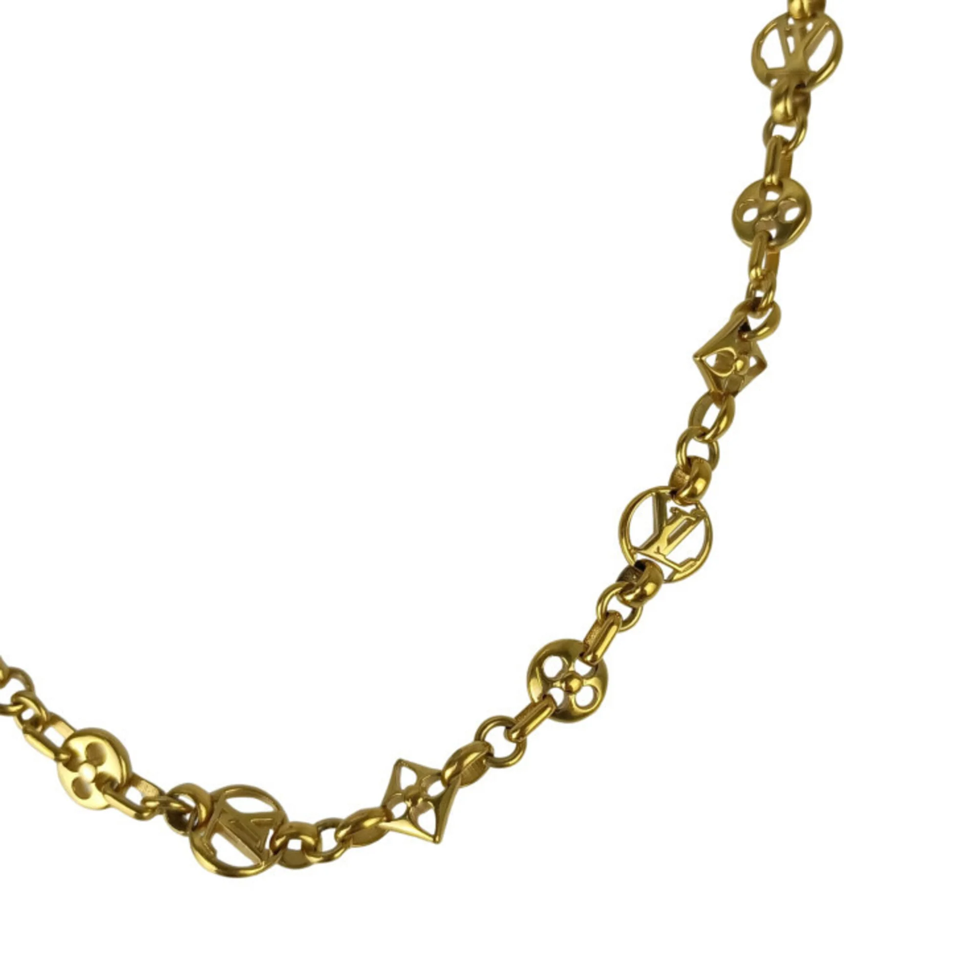 Pendant Necklace Gold Metal - Image 3