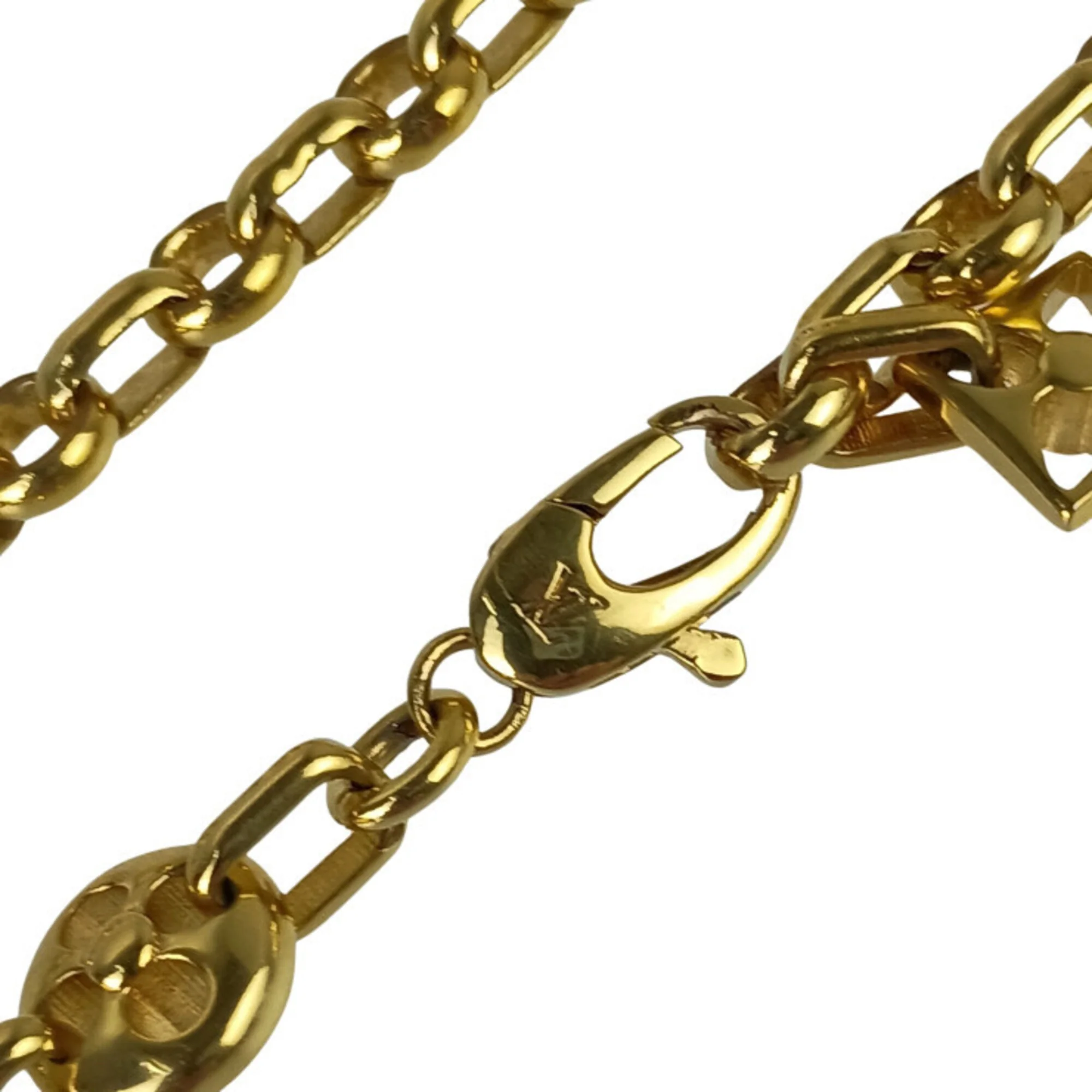 Pendant Necklace Gold Metal - Image 4