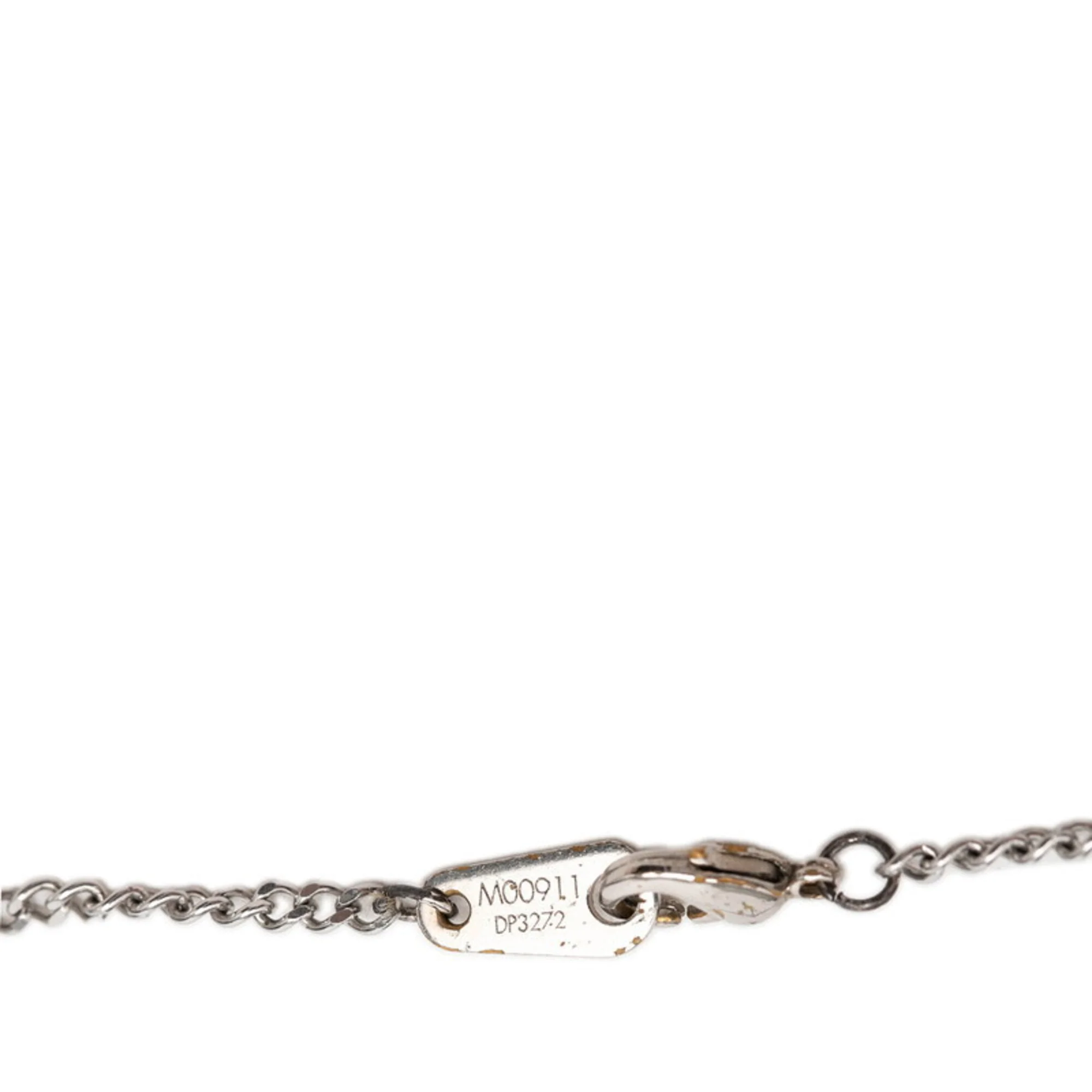 Pendant Necklace Metal Black and Silver - Image 5
