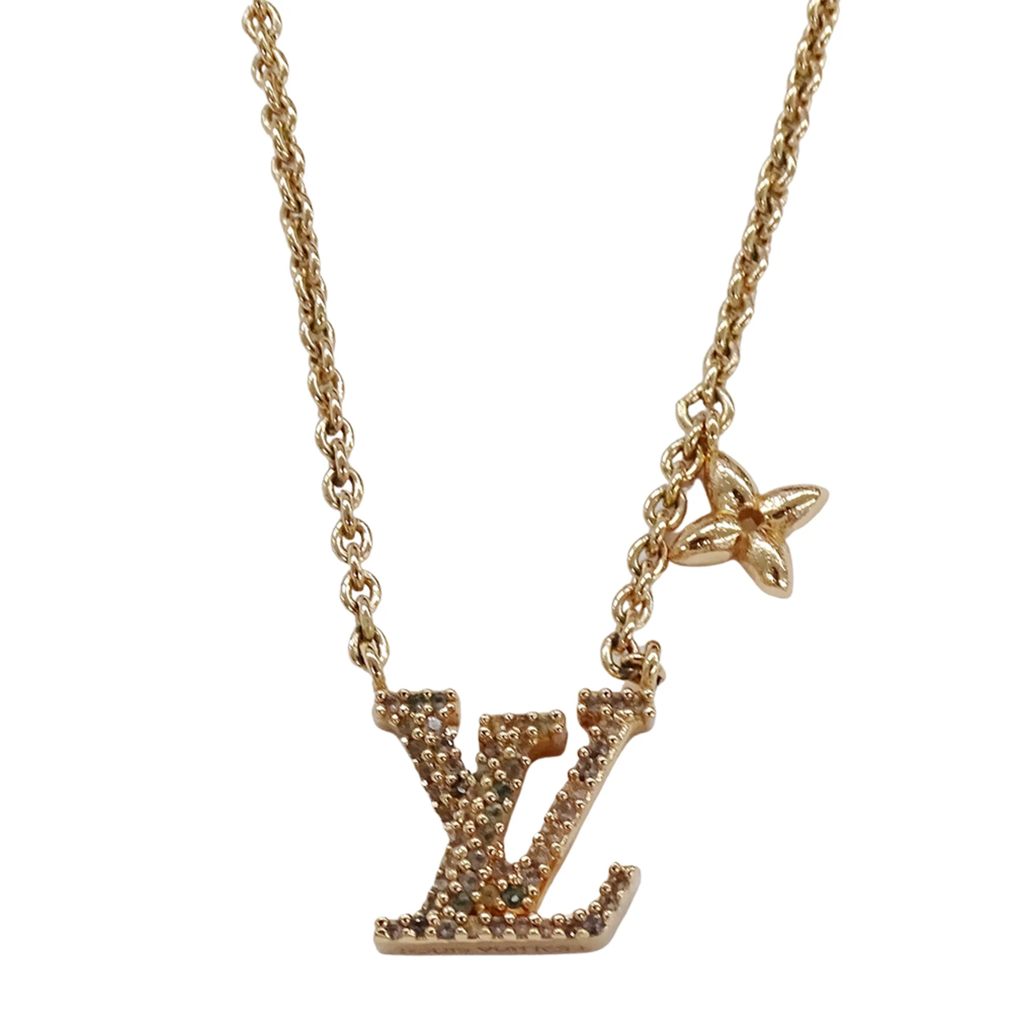 Pendant Necklace Pink Gold - Image 2