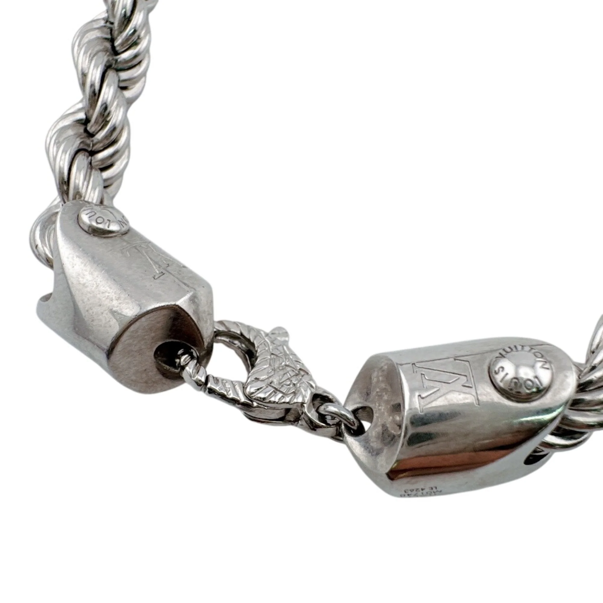 Rope Necklace Metal Silver - Image 5