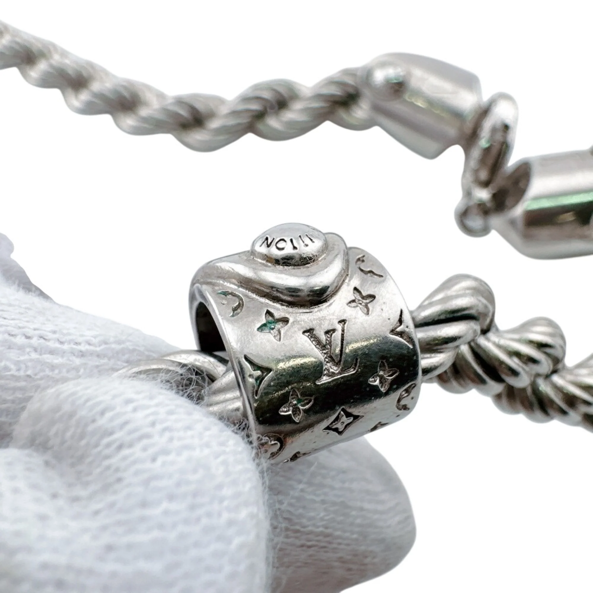 Rope Necklace Metal Silver - Image 7