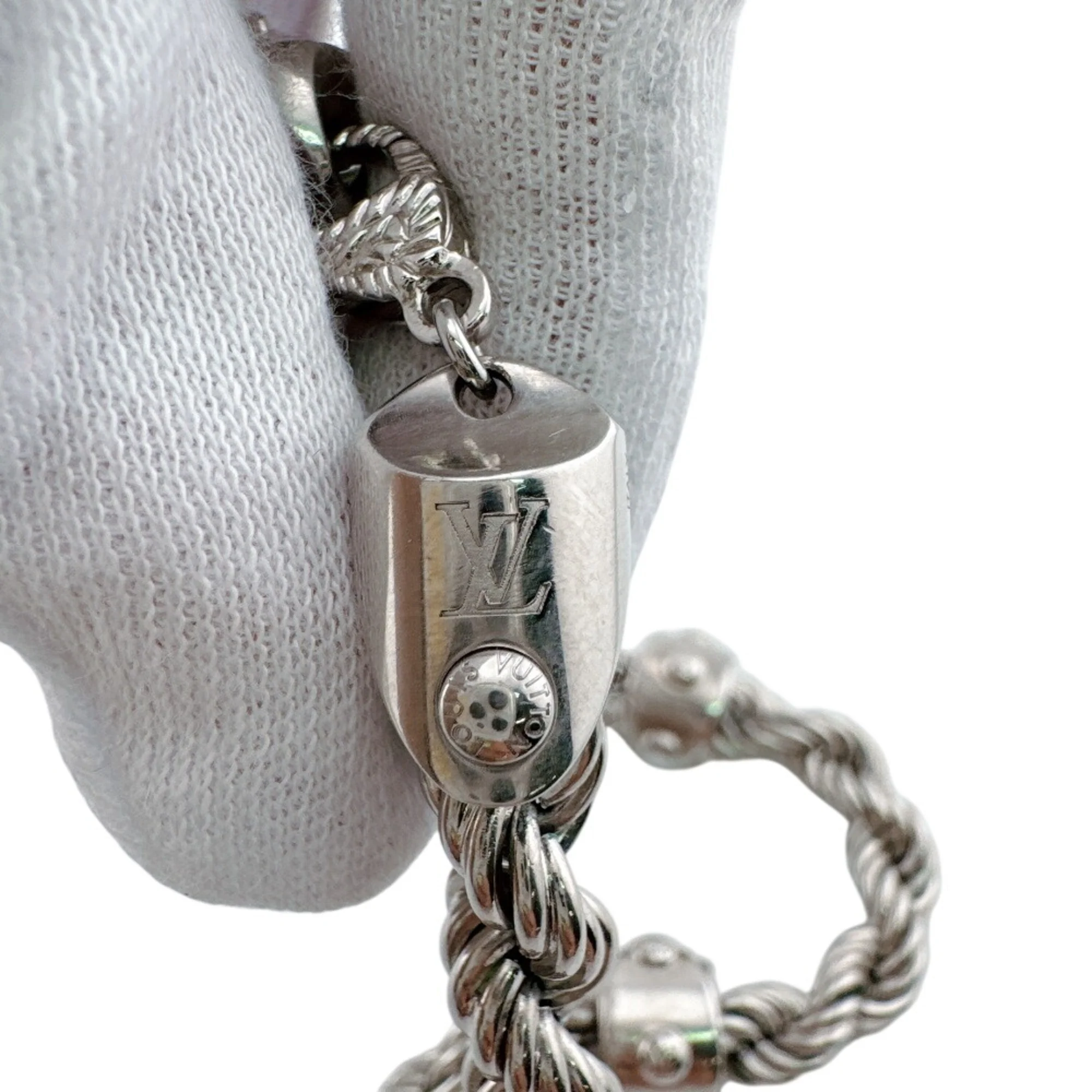 Rope Necklace Metal Silver - Image 8