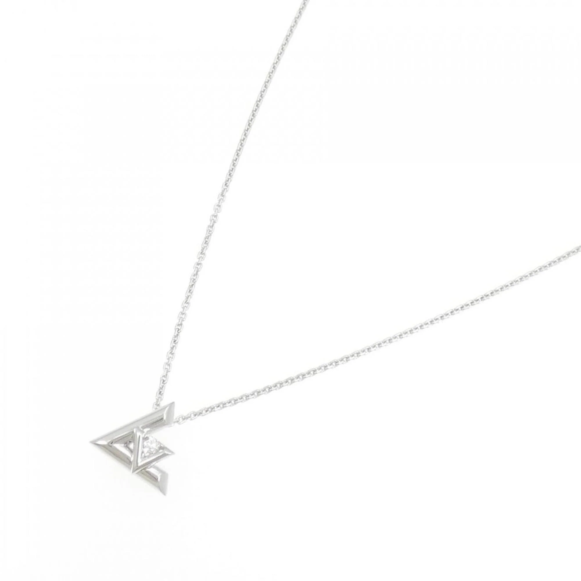Volt One PM Pendant Necklace 18K White Gold with Diamond - Image 2