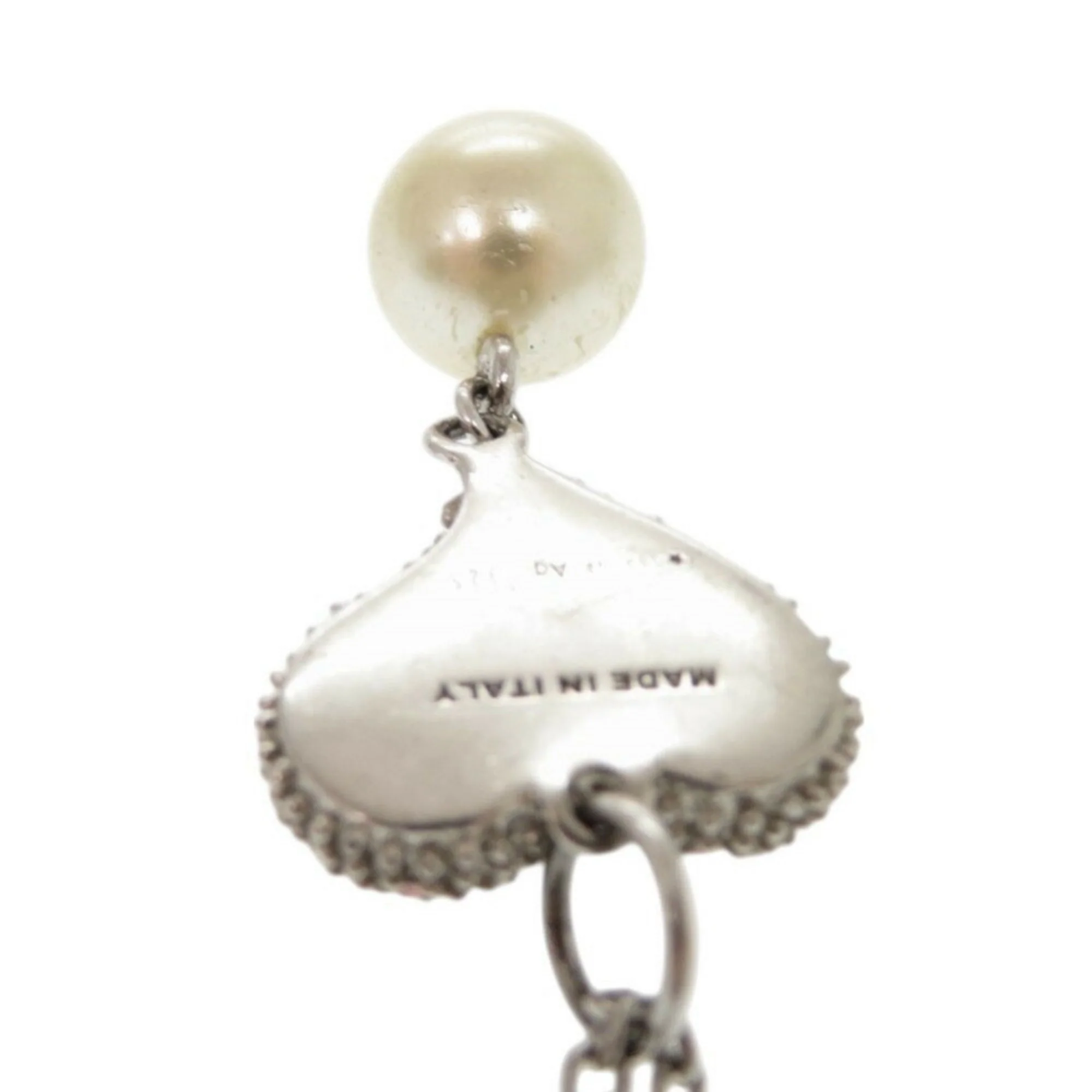 Pendant Necklace Sterling Silver and Rhinestone - Image 6