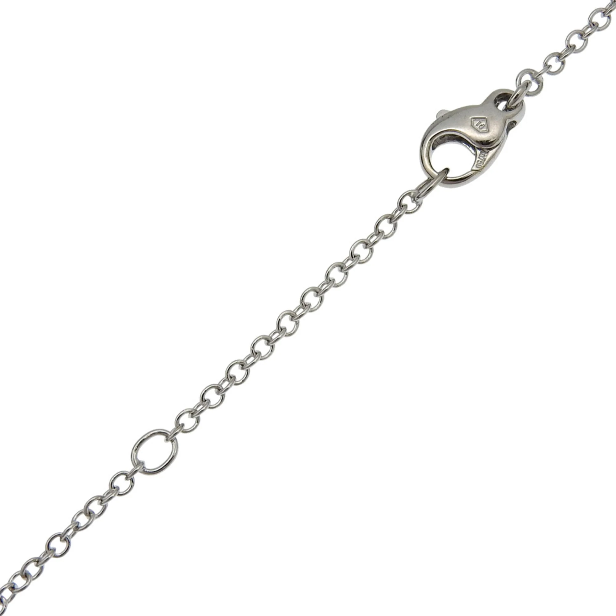 Pendant Necklace 18K White Gold with Diamond - Image 5