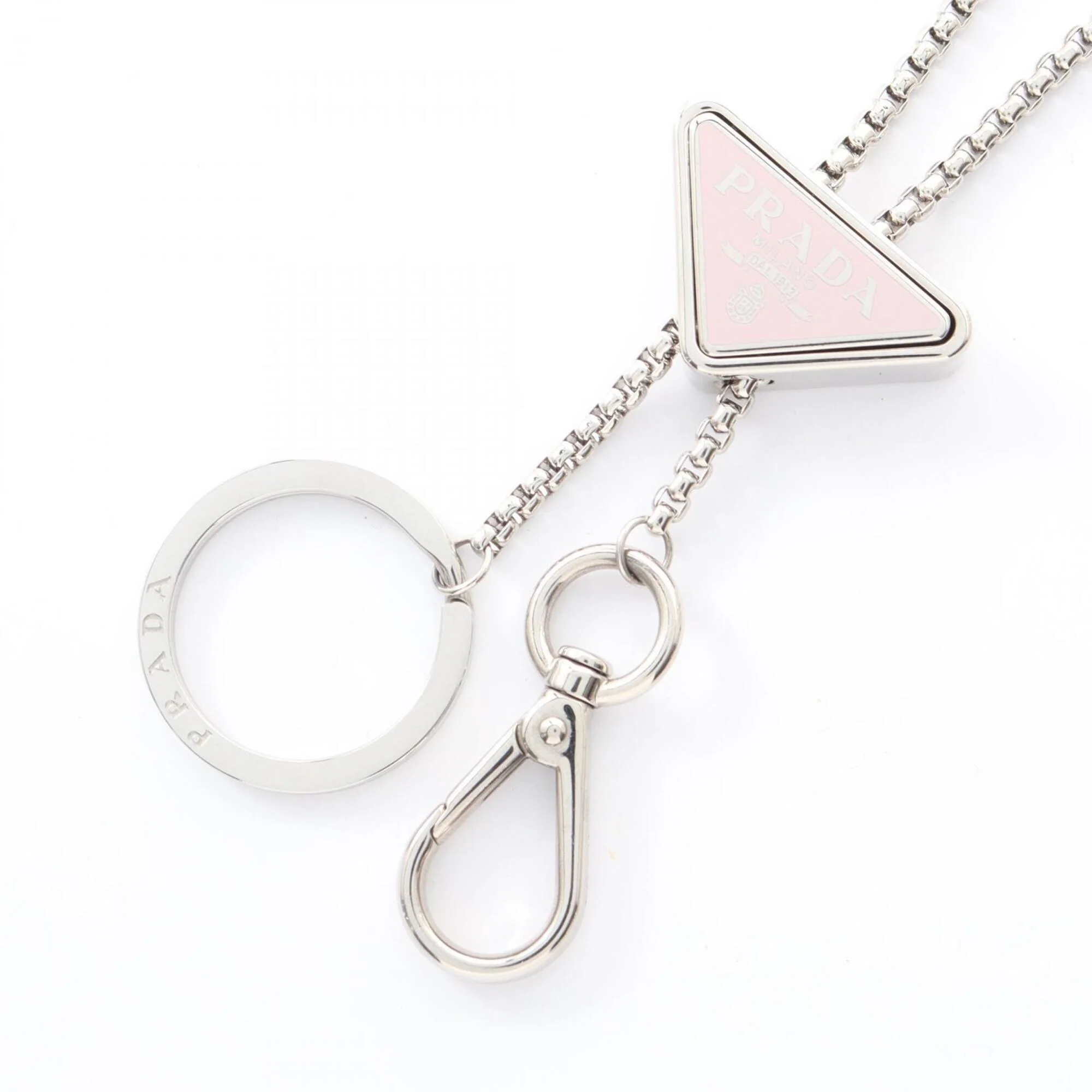 Keychain Pendant Necklace Stainless Steel