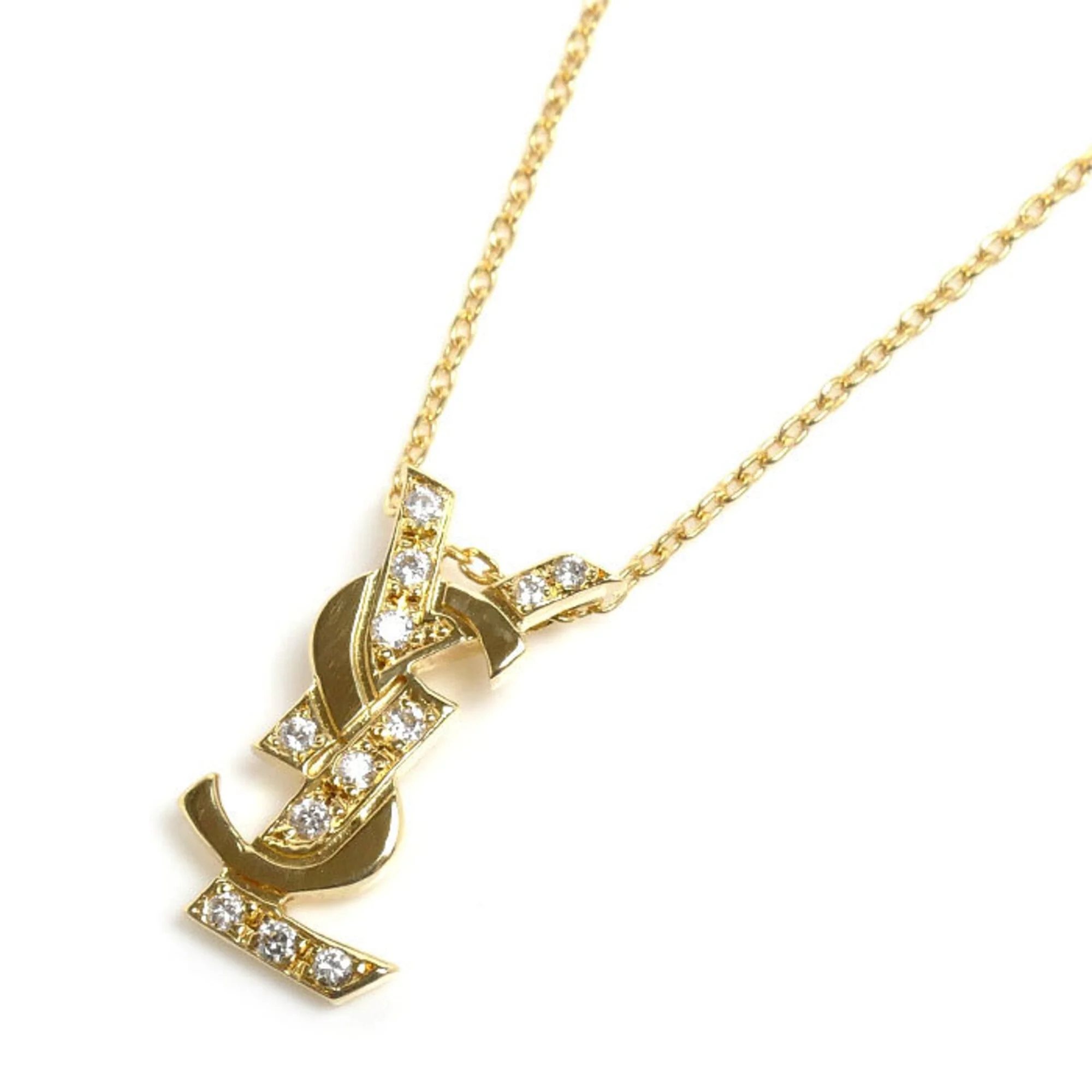 Pendant Necklace 18K Yellow Gold with Diamond