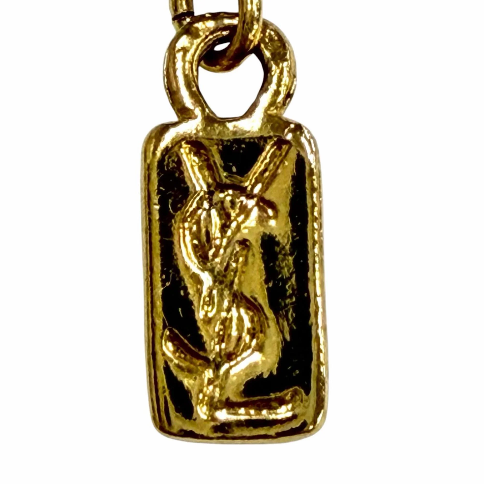 Vintage Ball Pendant Necklace Gold - Image 6