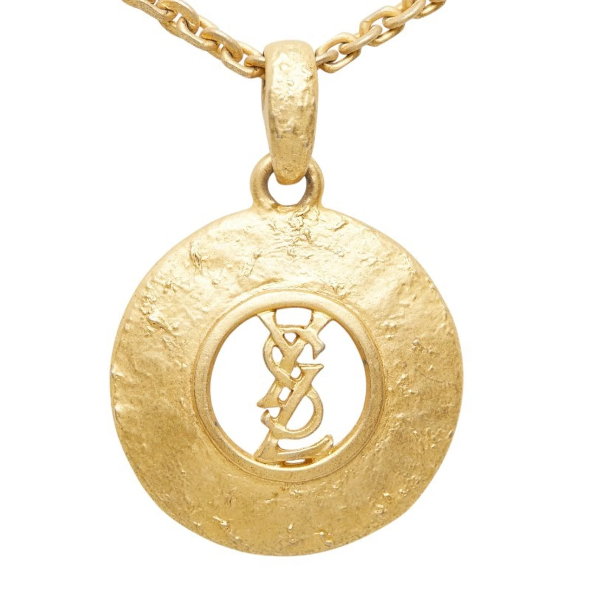 Vintage Pendant Necklace Gold - Image 2