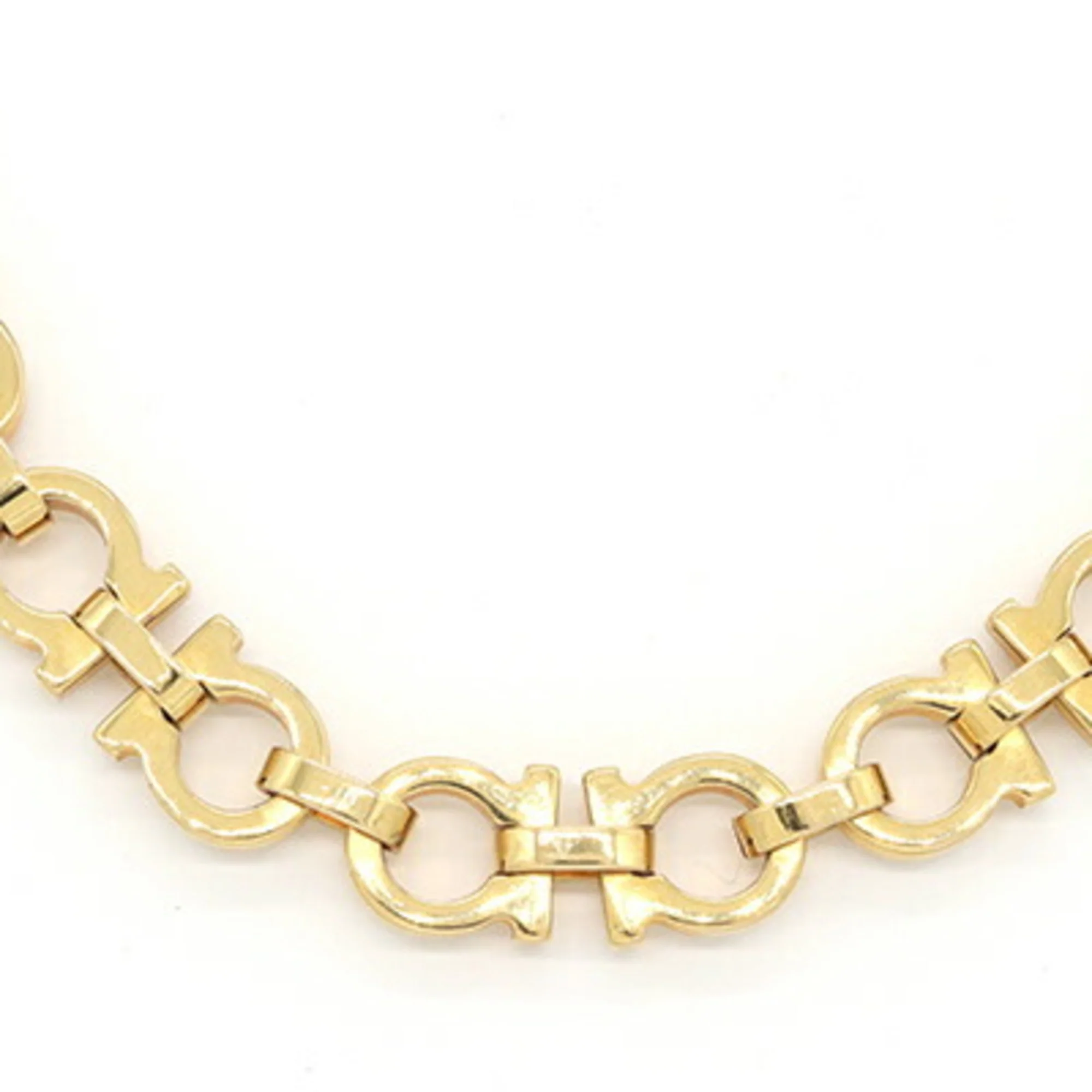Gancini Pendant Necklace Metal Gold - Image 2
