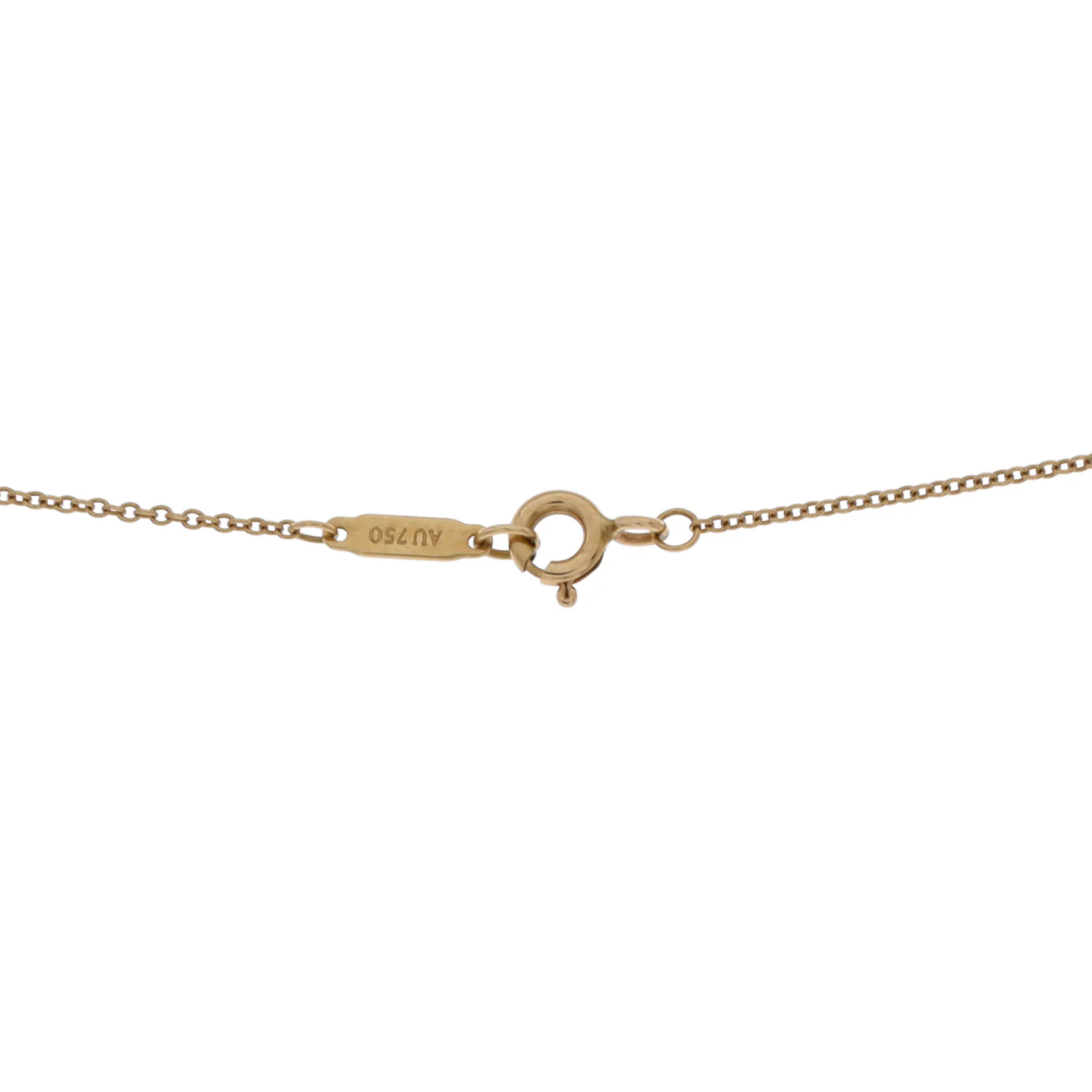 1837 Bar Pendant Necklace 18K Yellow Gold - Image 3
