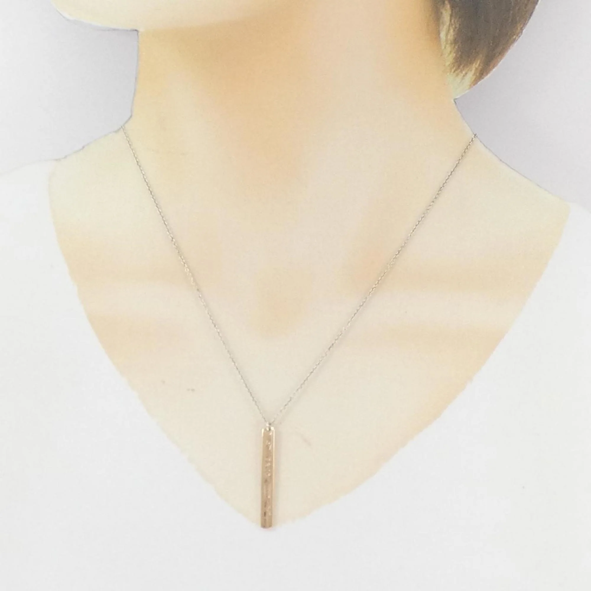 1837 Bar Pendant Necklace Sterling Silver Small - Image 6