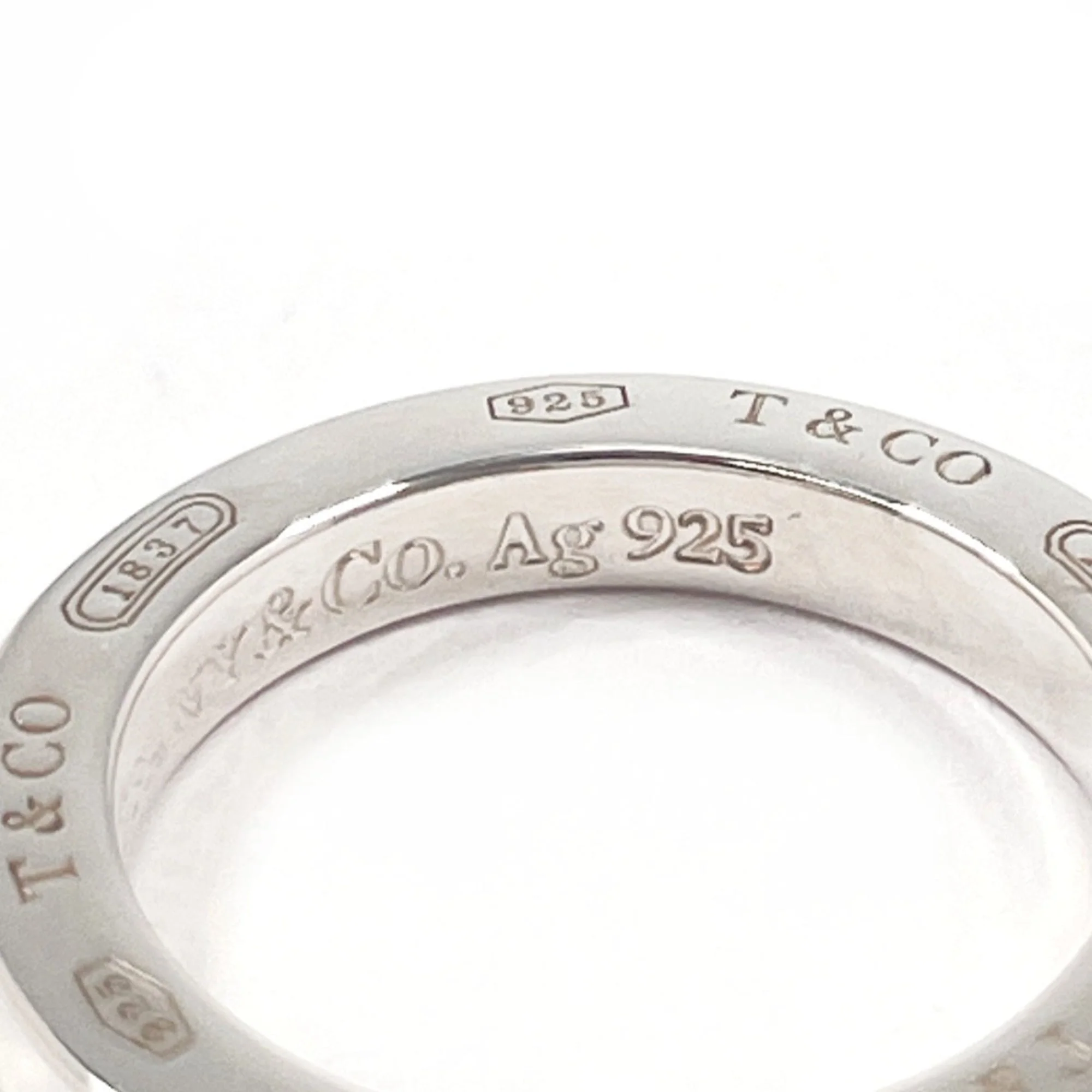 1837 Circle Pendant Necklace Sterling Silver - Image 4