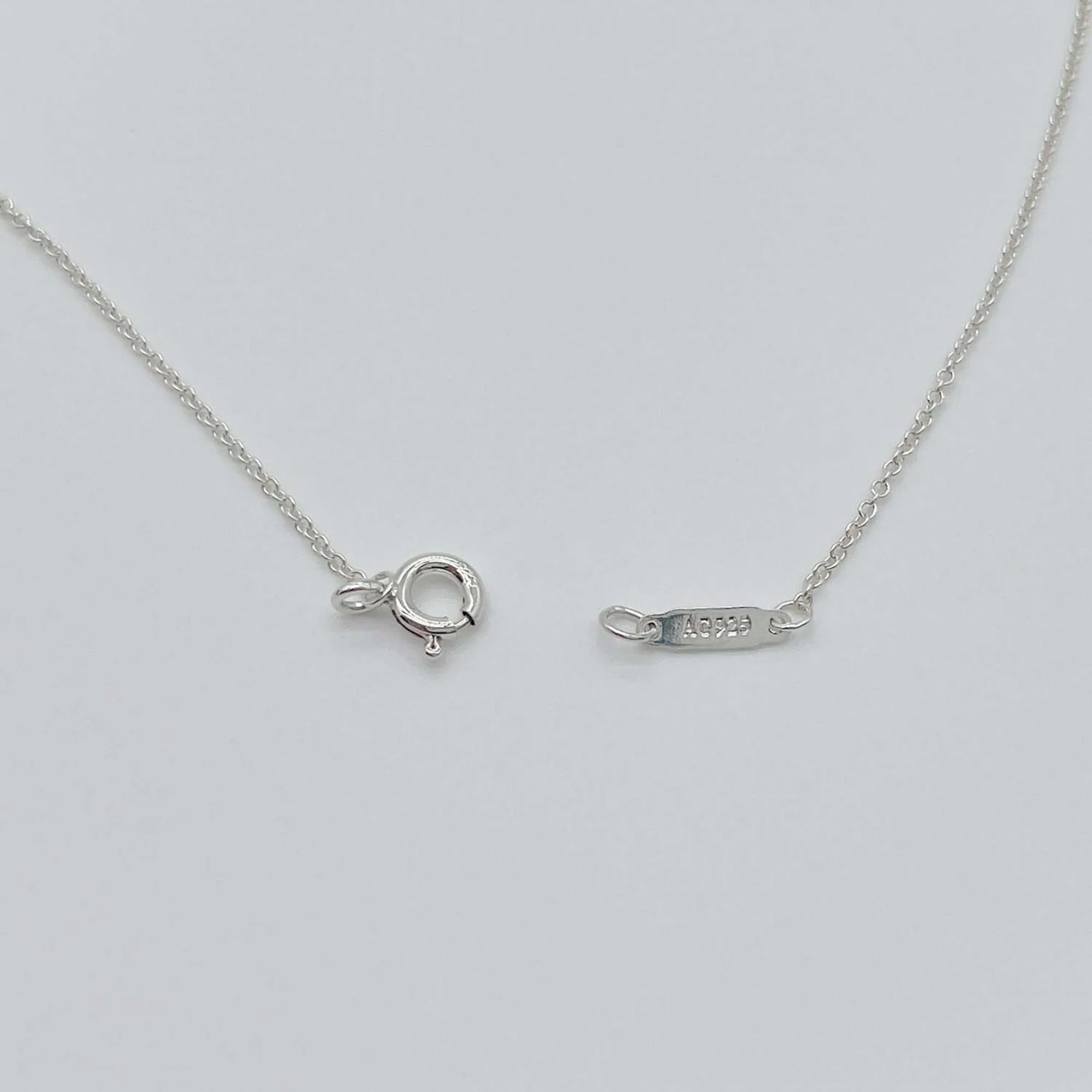 1837 Interlocking Circle Pendant Necklace Sterling Silver Small - Image 4