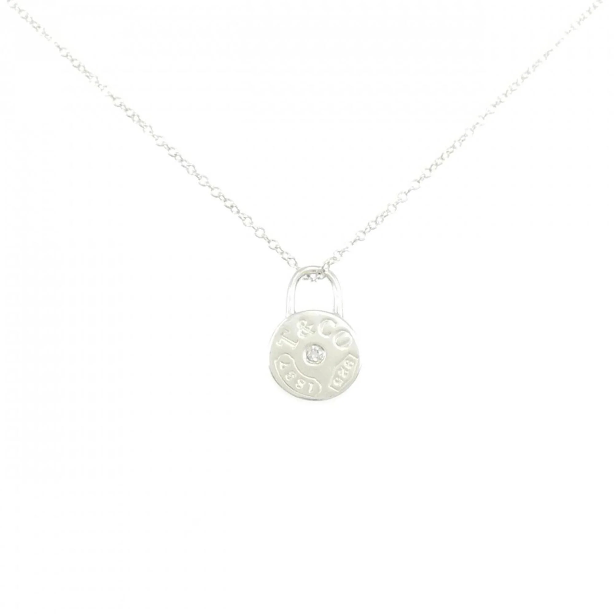 1837 Pendant Necklace Sterling Silver with Diamond