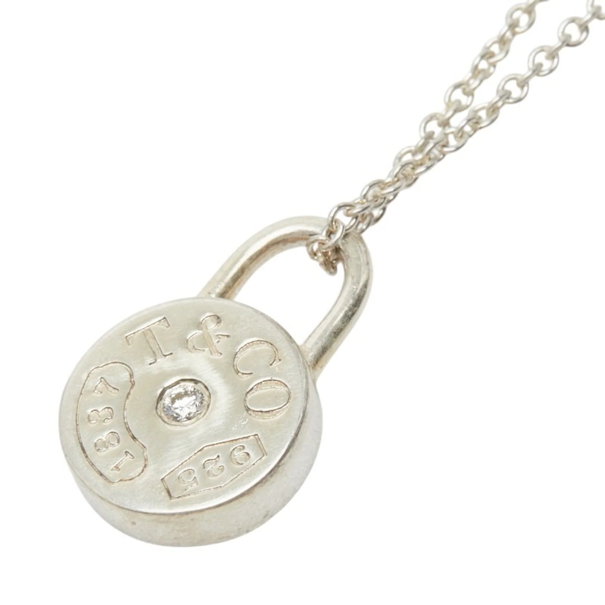 1837 Pendant Necklace Sterling Silver with Diamond