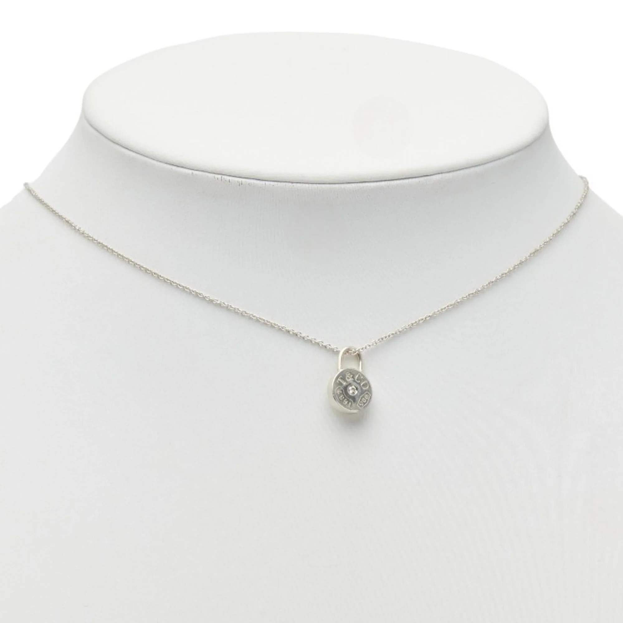 1837 Pendant Necklace Sterling Silver with Diamond - Image 7