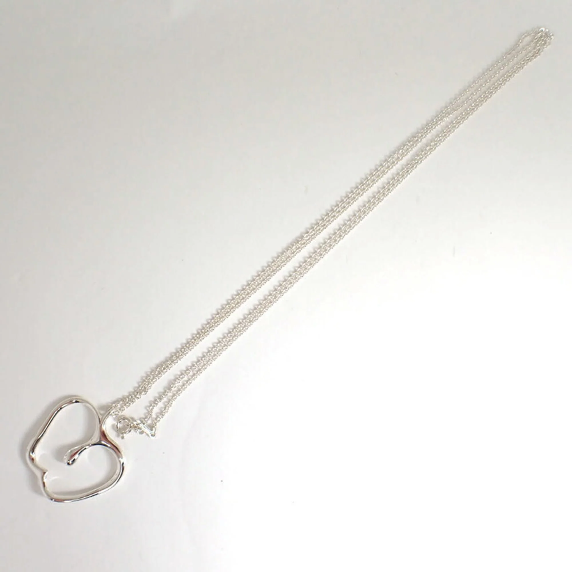 Apple Long Pendant Necklace Sterling Silver - Image 5